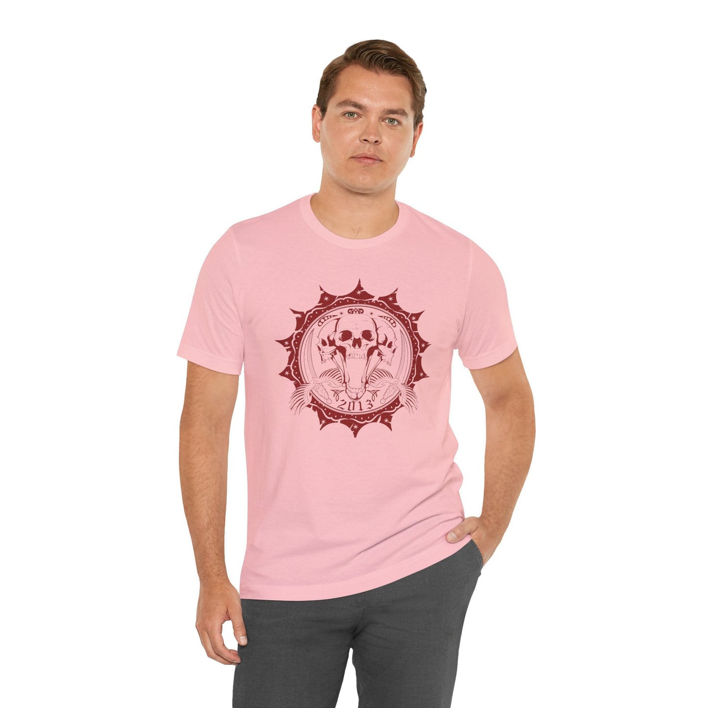 Skull Elephant Mandala Tee Boho Skull Graphic Shirt Art-51