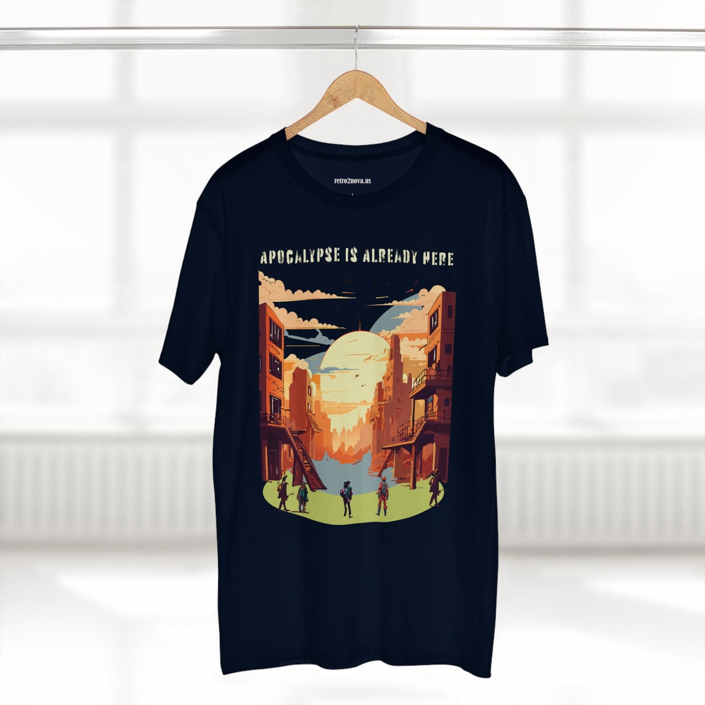 Cataclysm Doomsday Shirt Unisex Premium Cotton Tee Original Art Design Retro2Nova