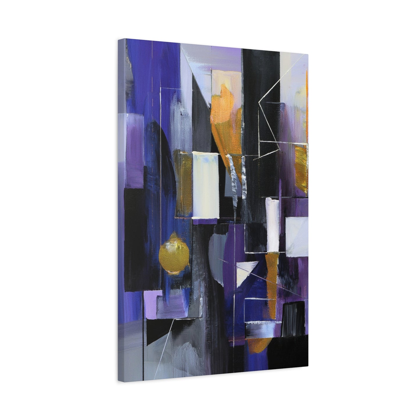 Purple Abstract Painting Print Canvas 20x24,20x30,24x30, 24x32,24x36,30x40, 32x48,36x48,40x60 Pine-Wood Inner Frame ABS-31