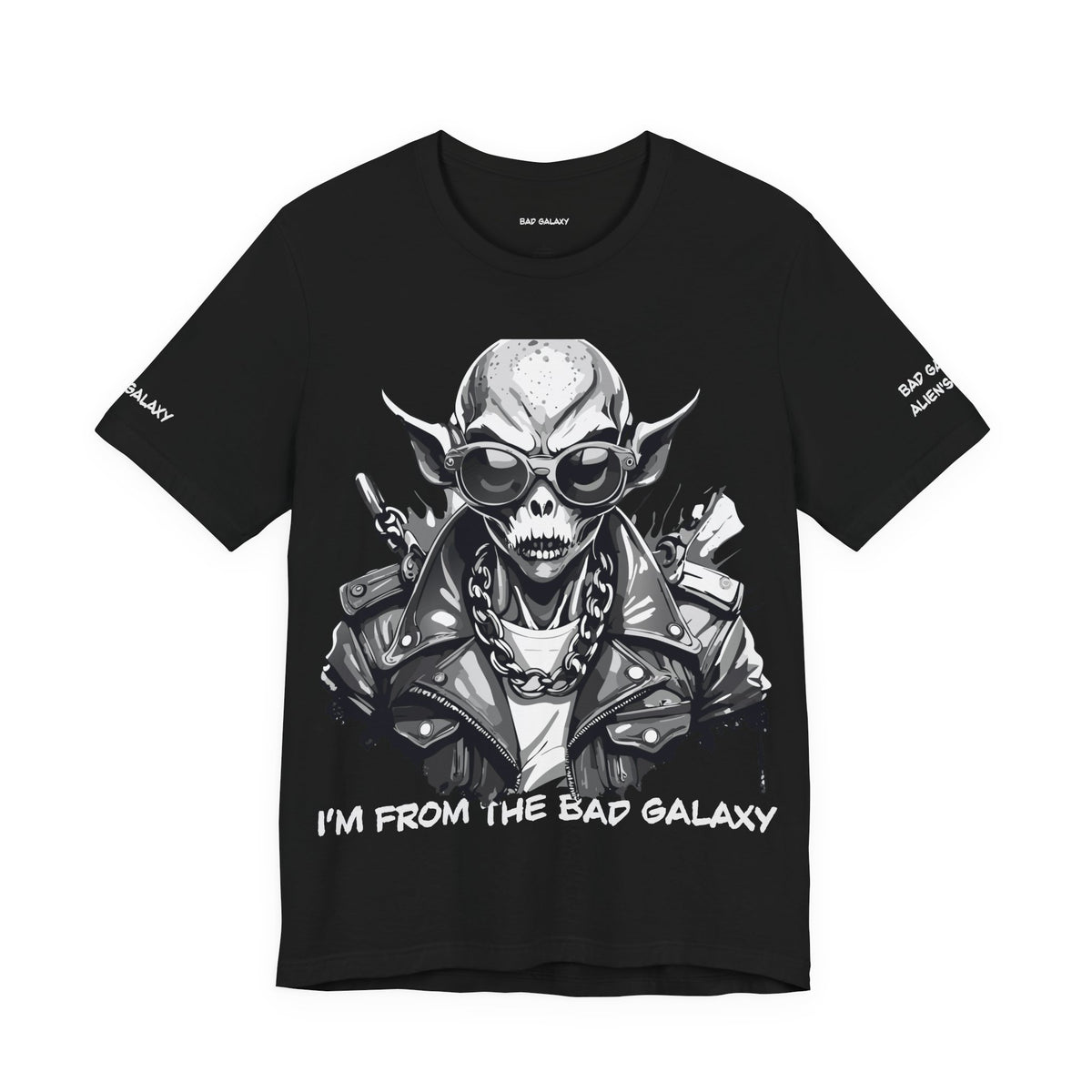 Alien Graphic Unisex Cotton Bella+Canvas Tee with Art Design b78