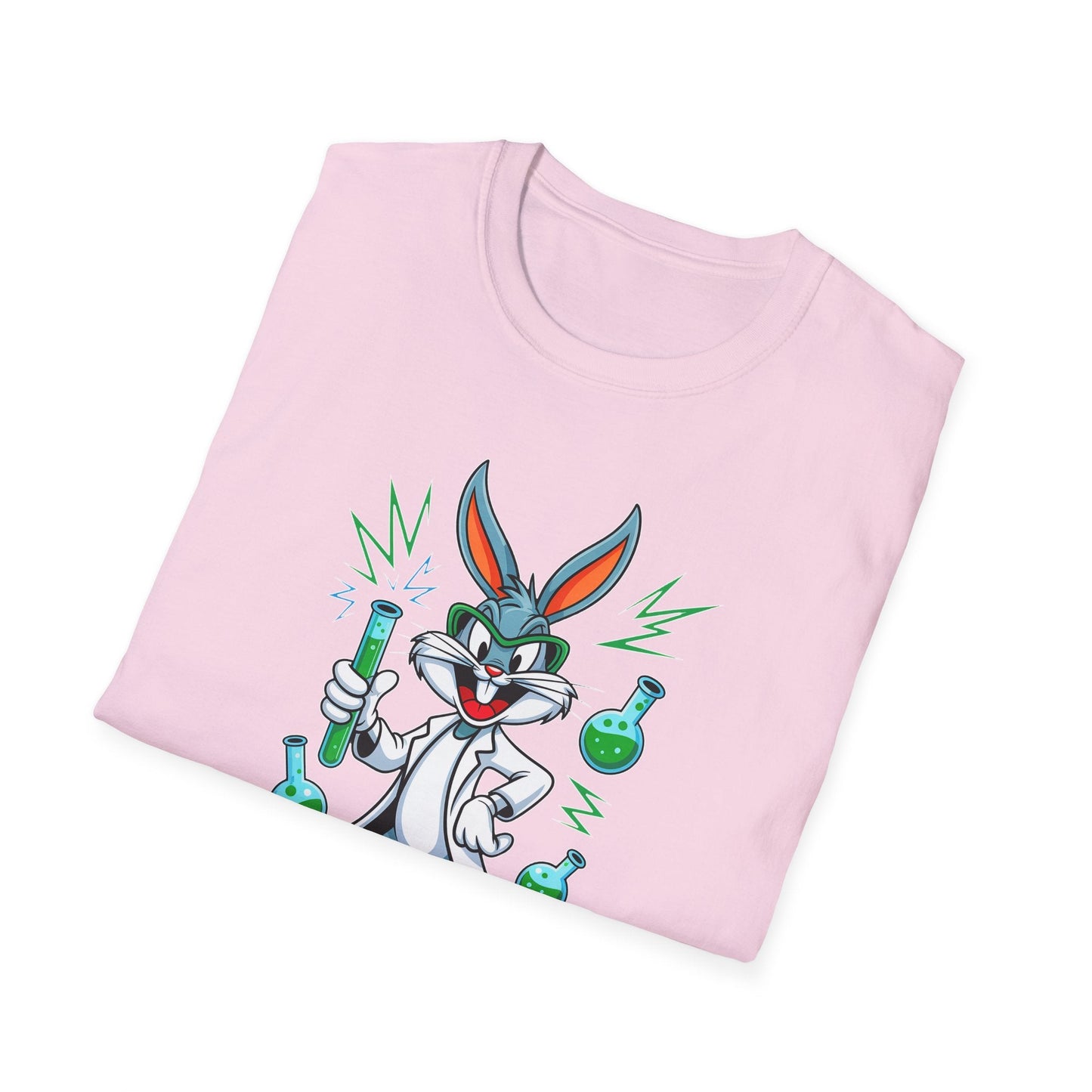 Bugs Bunny T Shirt Unisex Softstyle Cartoon Tee 100 Percent Ring Spun Cotton Graphic Artwork