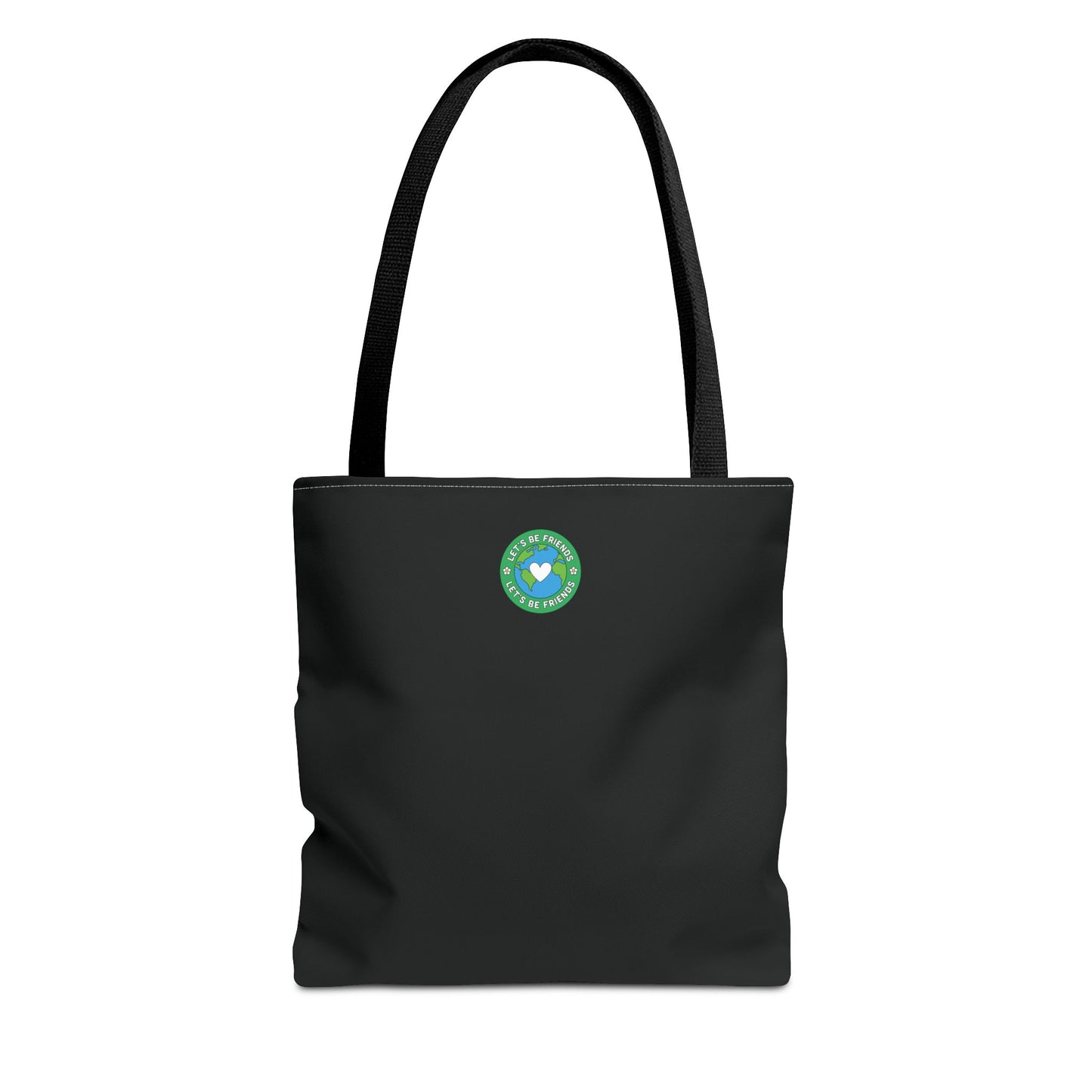 ECO BLACK COLOR CANVAS BAG HIGH-QUALITY 100% SPUN POLYESTER 3 SIZES BAG-E1