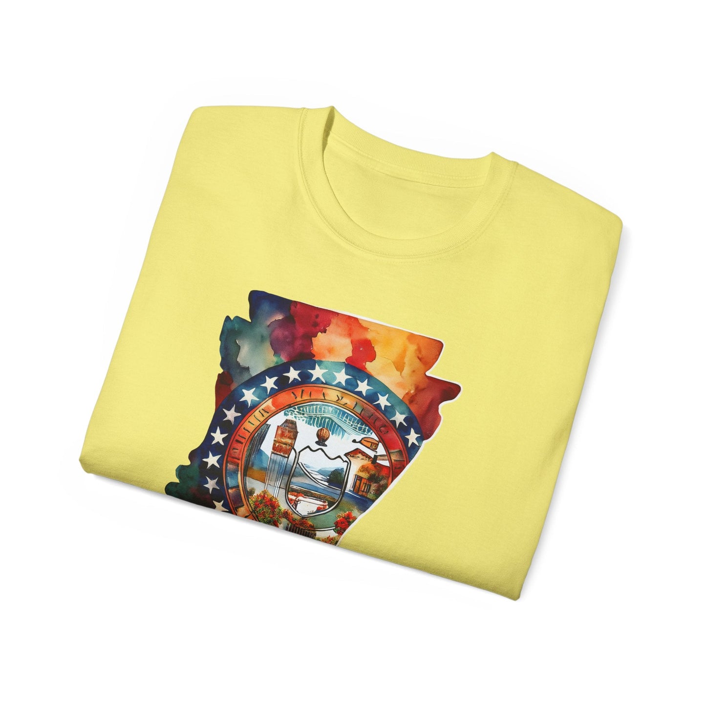 Arkansas Graphic Unisex Cotton T‑Shirt 1