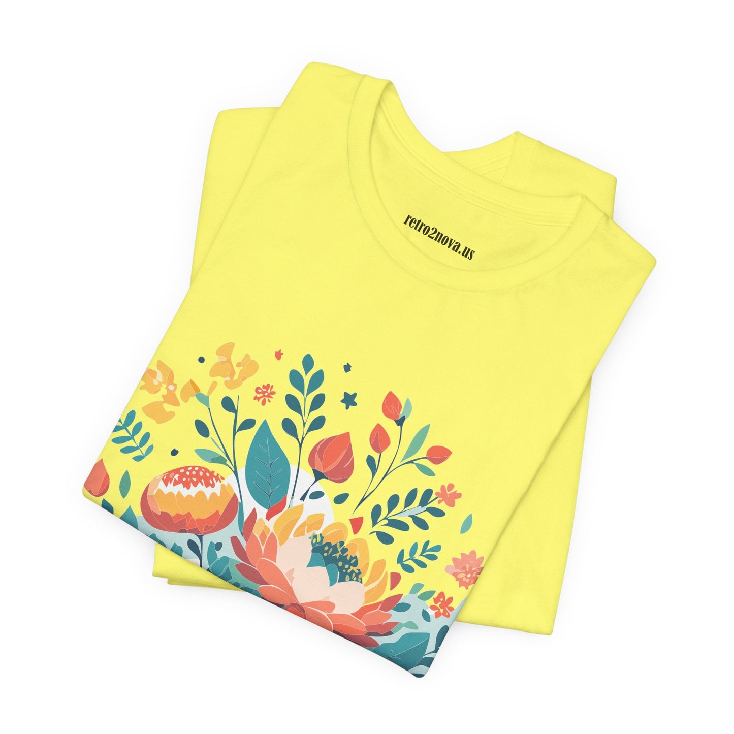 Flowers Shirt Floral Shirt Unisex Jersey Short Sleeve Tee Breathable Fabric Free Shipping