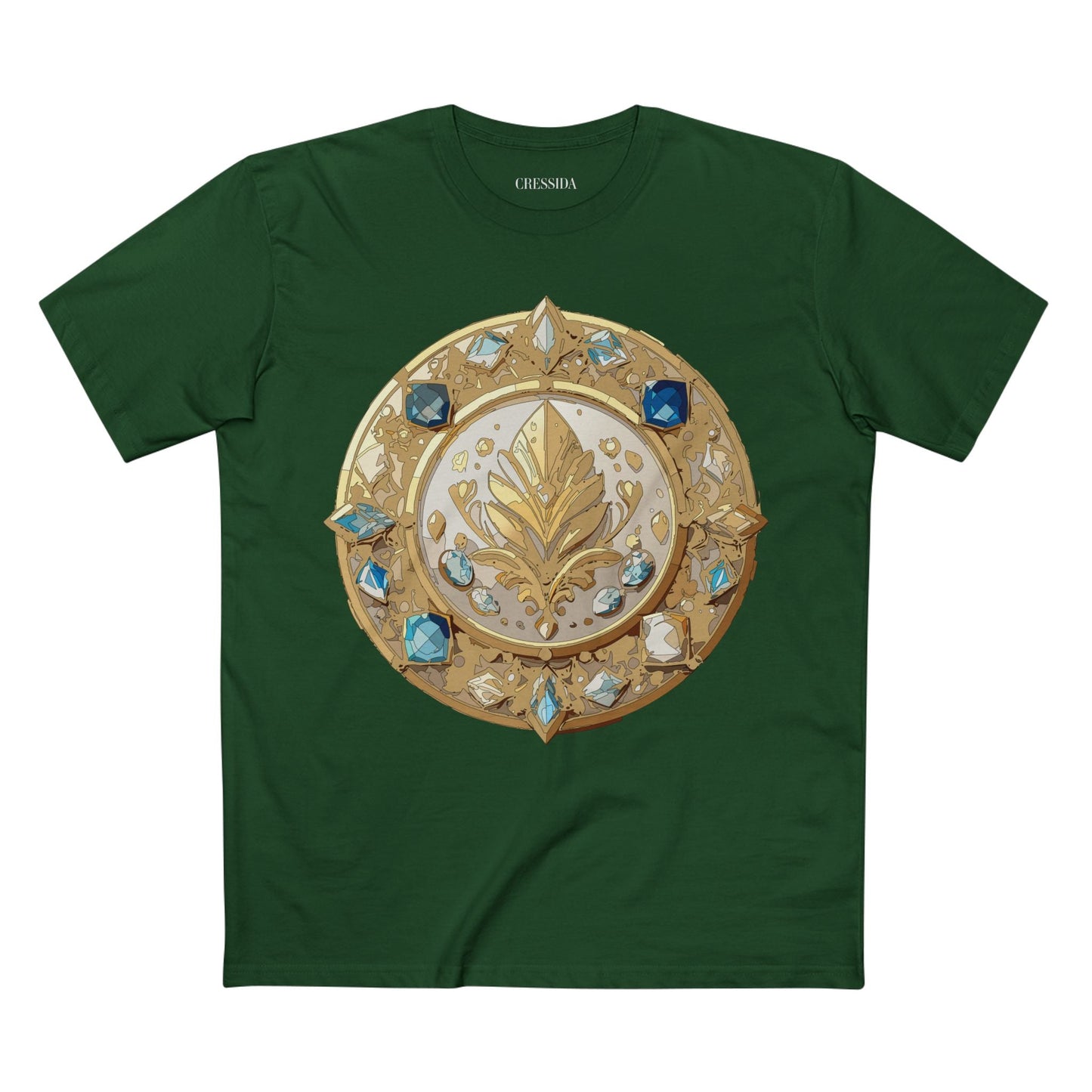 Medallion Graphic T-Shirt Unisex 100 Cotton With Gold Art Design Medal Tee 25