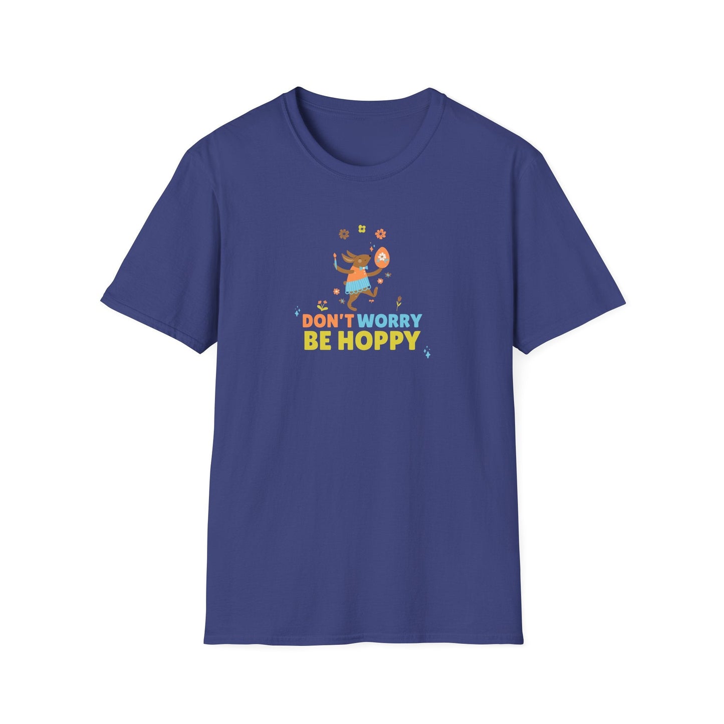 Easter Day T Shirt With Signature Art Design Unisex Softstyle Tee 64000 By Gildan