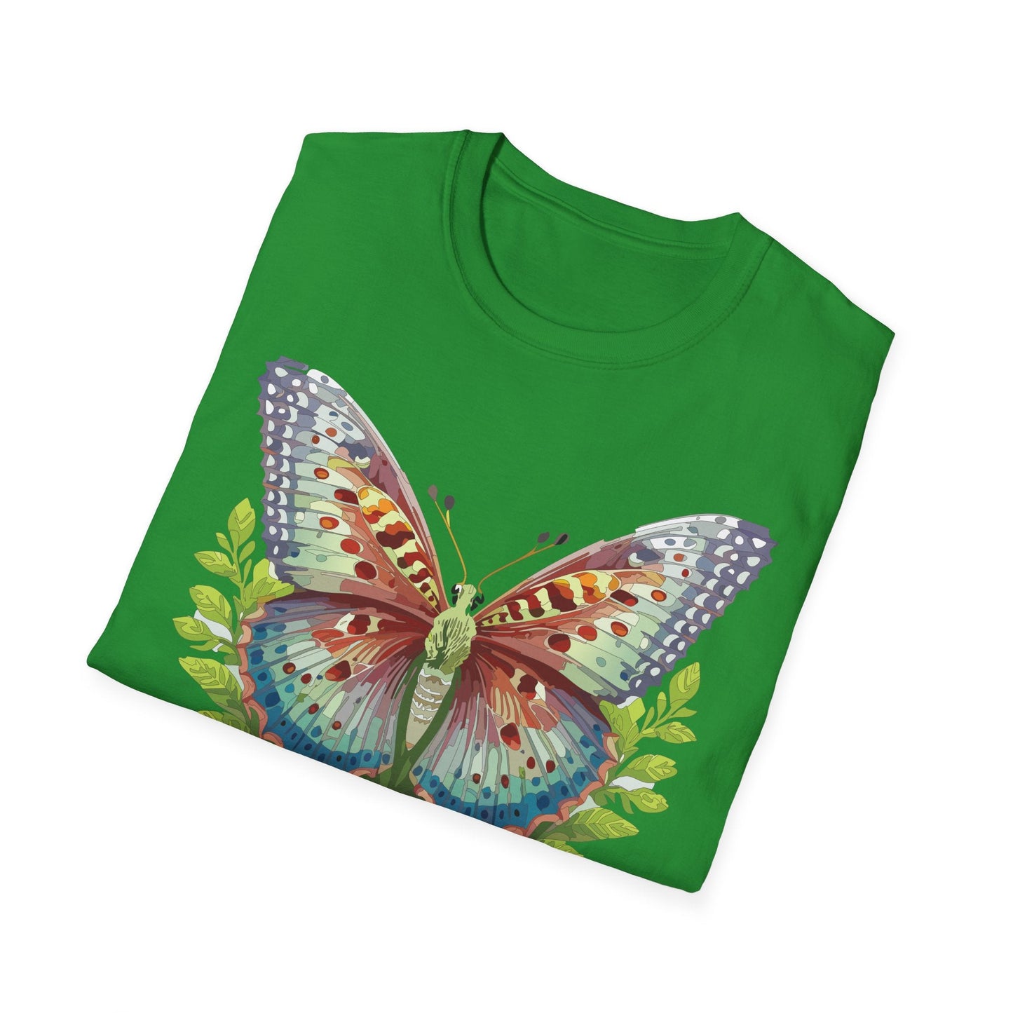 Butterfly Shirt Unisex T Shirt Gildan Softstyle 64000 Breathable Ring Spun Cotton Monarch Tee