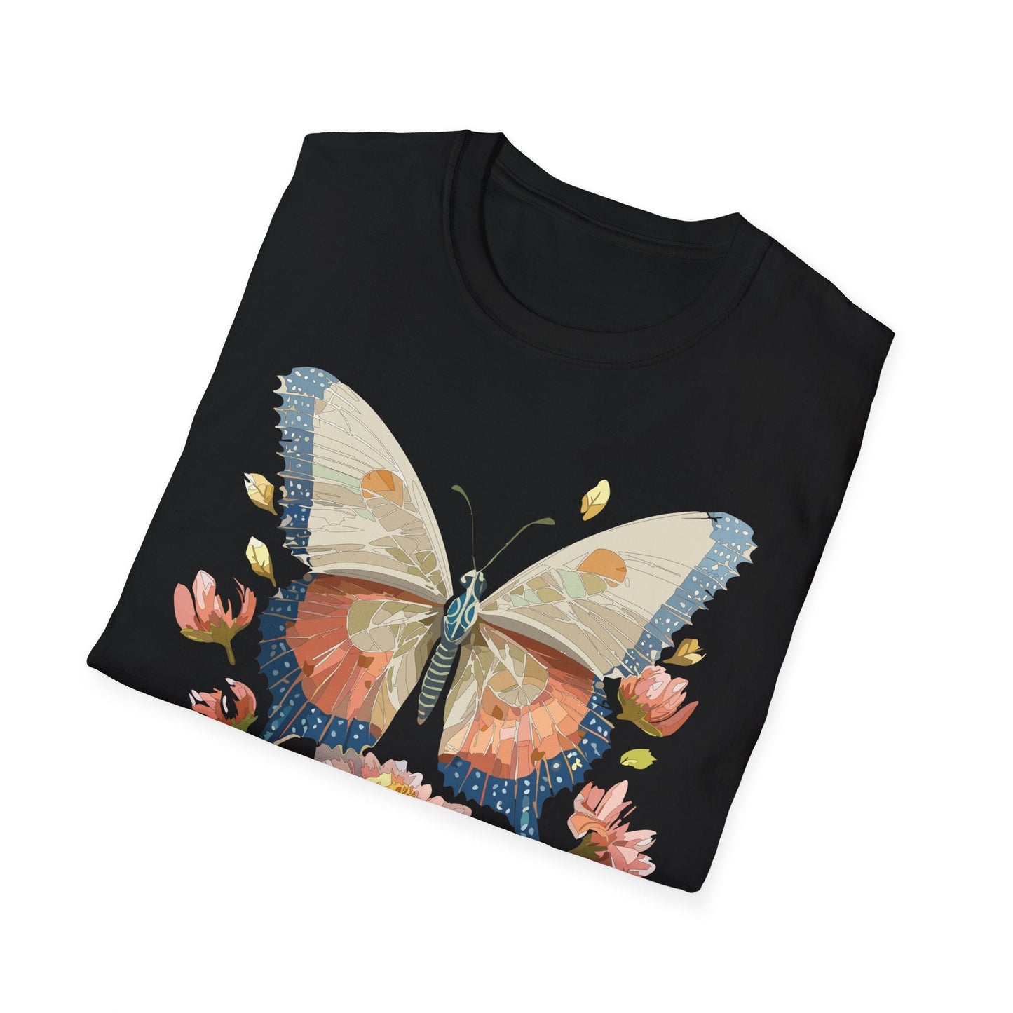 Butterfly Shirt Unisex Softstyle T Shirt Gildan 64000 100 Cotton Monarch Butterfly Gift
