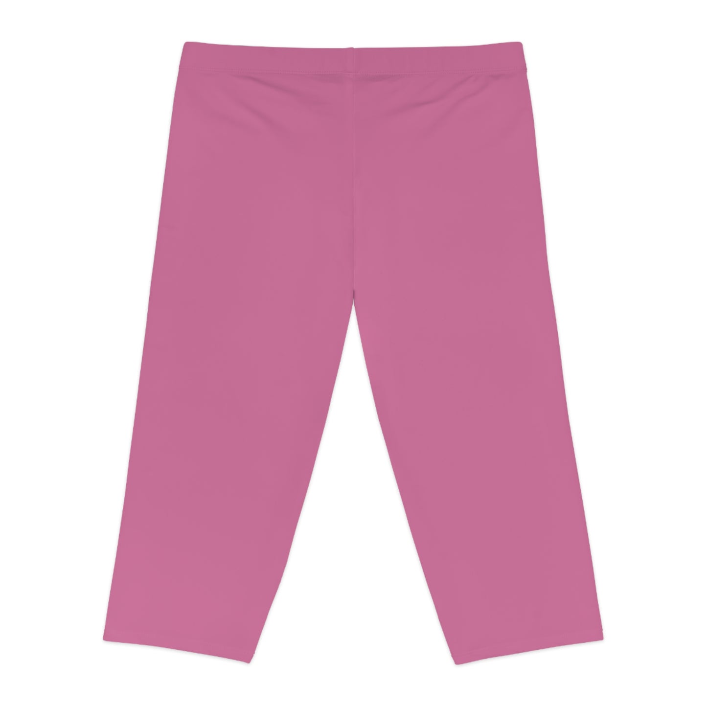 Pink Color Capri Leggings, Pink Capri Leggings 18