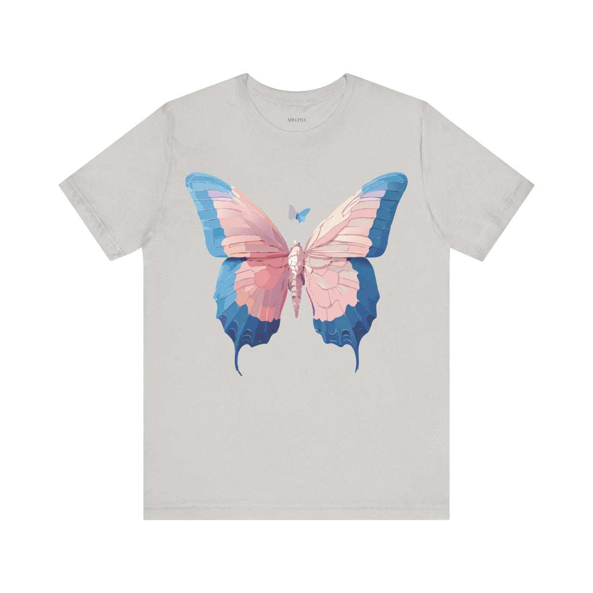 Butterfly Graphic Unisex Cotton Bella+Canvas Tee with Art Design n14