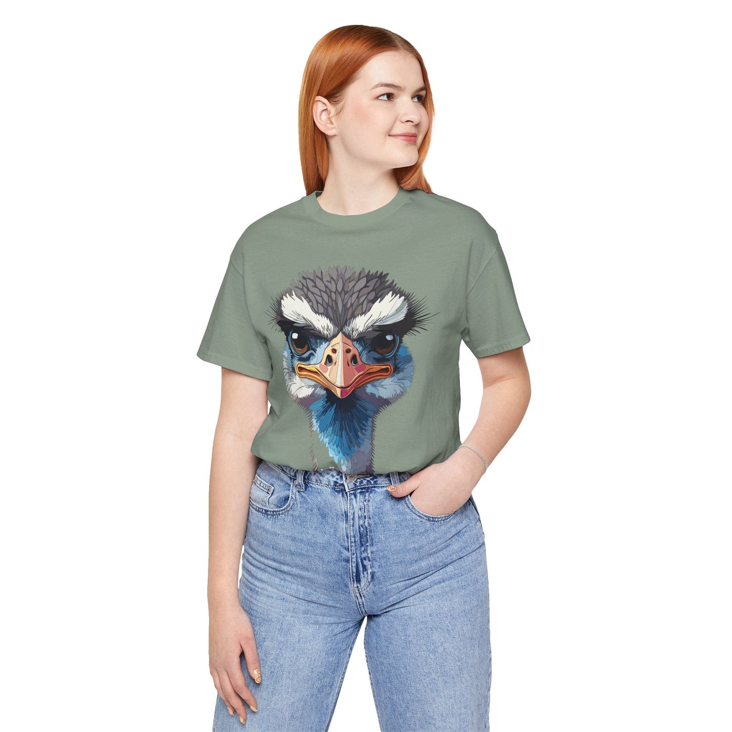 Unisex Animal Tee Shirt With Wildlife Art Design For Men And Women Gildan Softstyle 64000