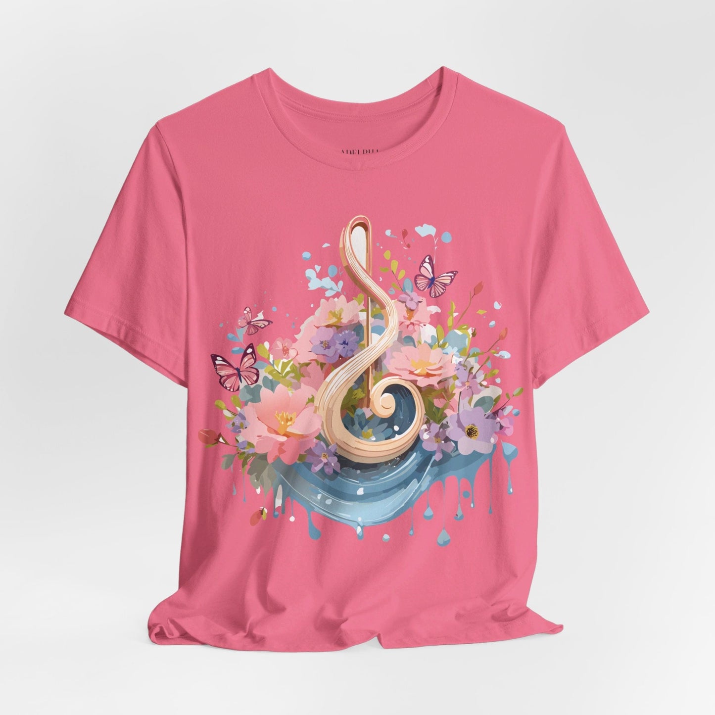 Music Graphic T Shirt Unisex Short Sleeve Adelpha Vintage Inspired Artwork Tee Premium Edition