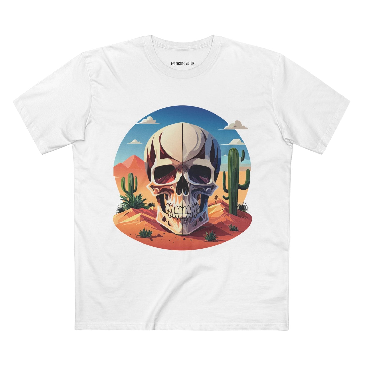 Skull Shirt Unisex Skeleton Tee Premium Cotton With Original Art By Retro2Nova Official