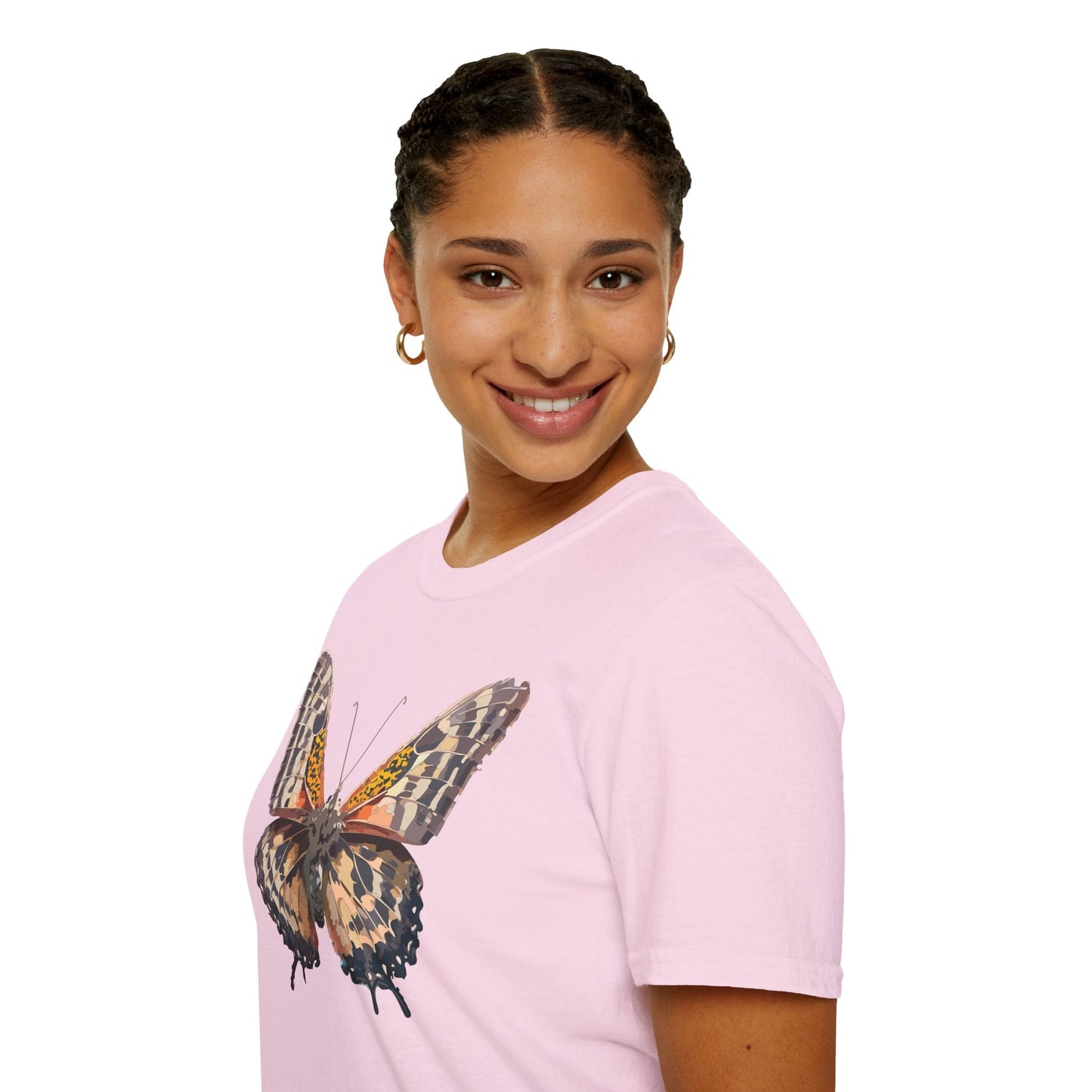 Butterfly Shirt Unisex Tee Monarch Butterfly Tee Softstyle Gildan 64000 Classic Fit