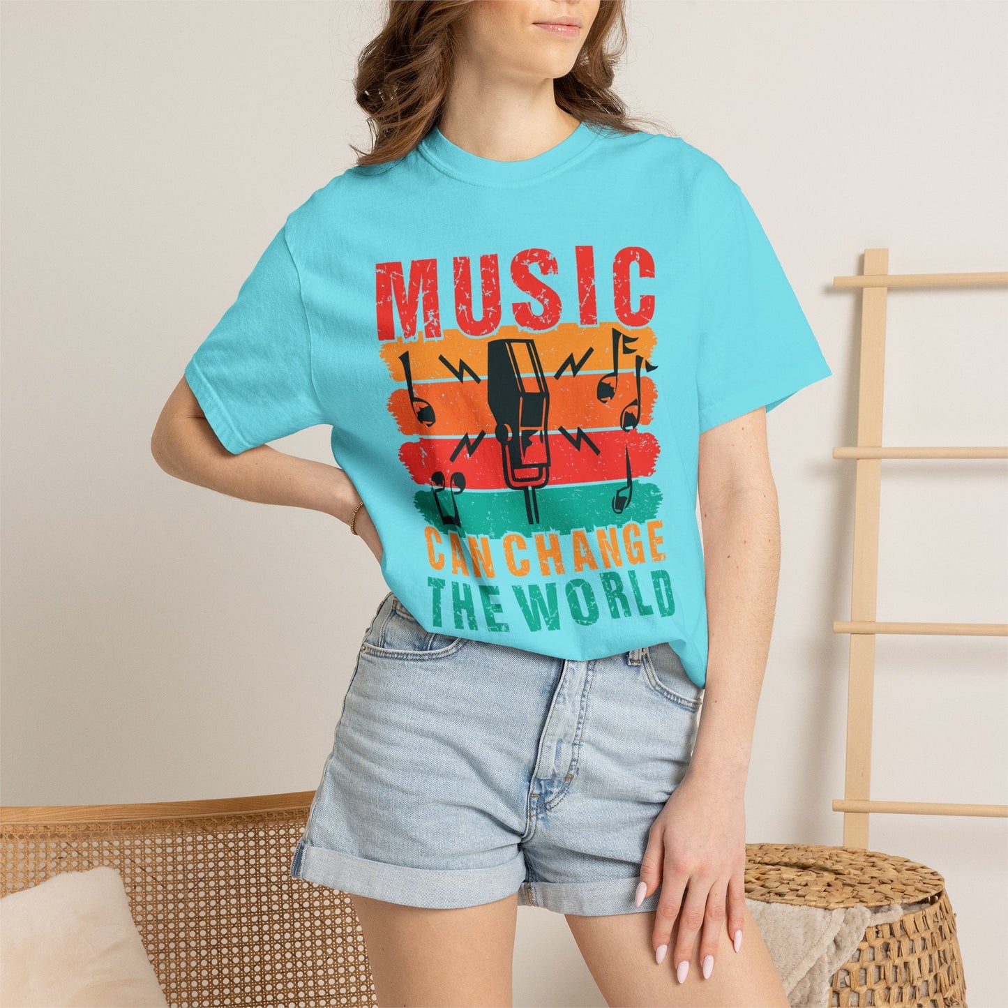 Music Graphic Design Unisex Cotton T-shirt 089