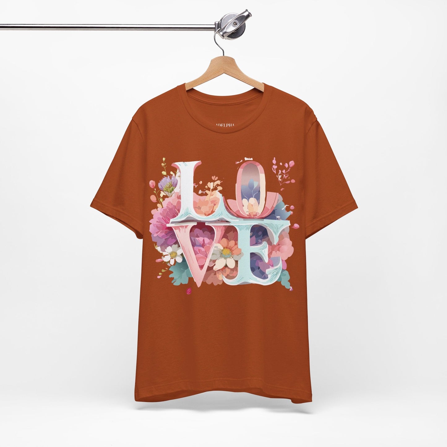 Valentine Graphic Tee Unisex Jersey Short Sleeve Art Design By Adelpha Vintage Inspired