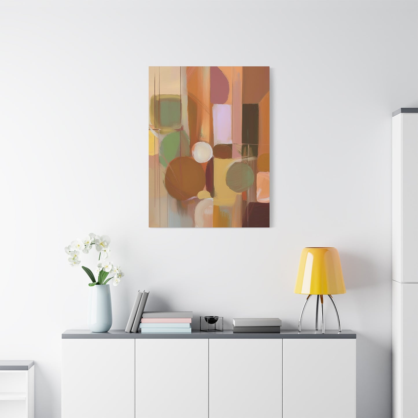 Abstract Geometric Painting Print Canvas 20x24,20x30,24x30 24x32,24x36,30x40 32x48,36x48,40x60 Pine-Wood Inner Frame ABS-53