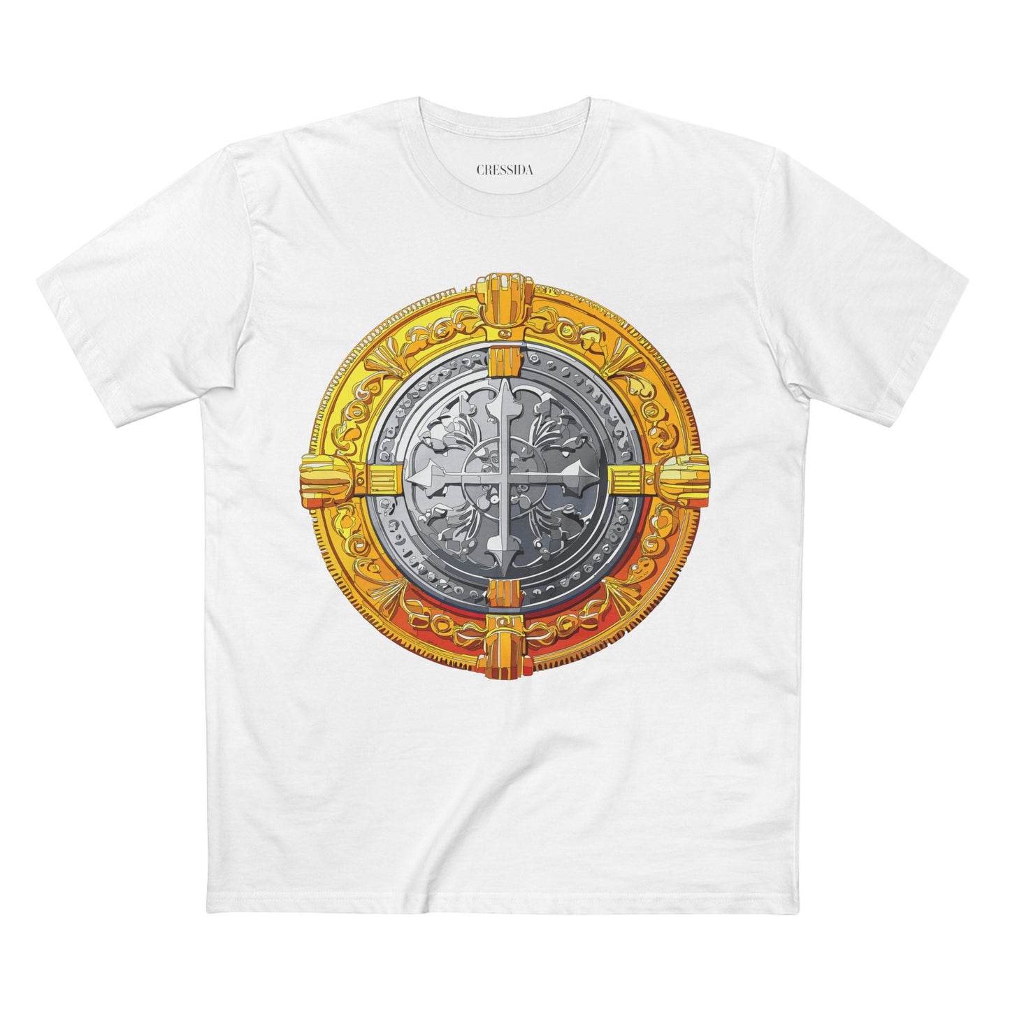 Antique Gold Coin Graphic Design T-Shirt Unisex 100 Cotton With Golden Print Artwork Tee 14