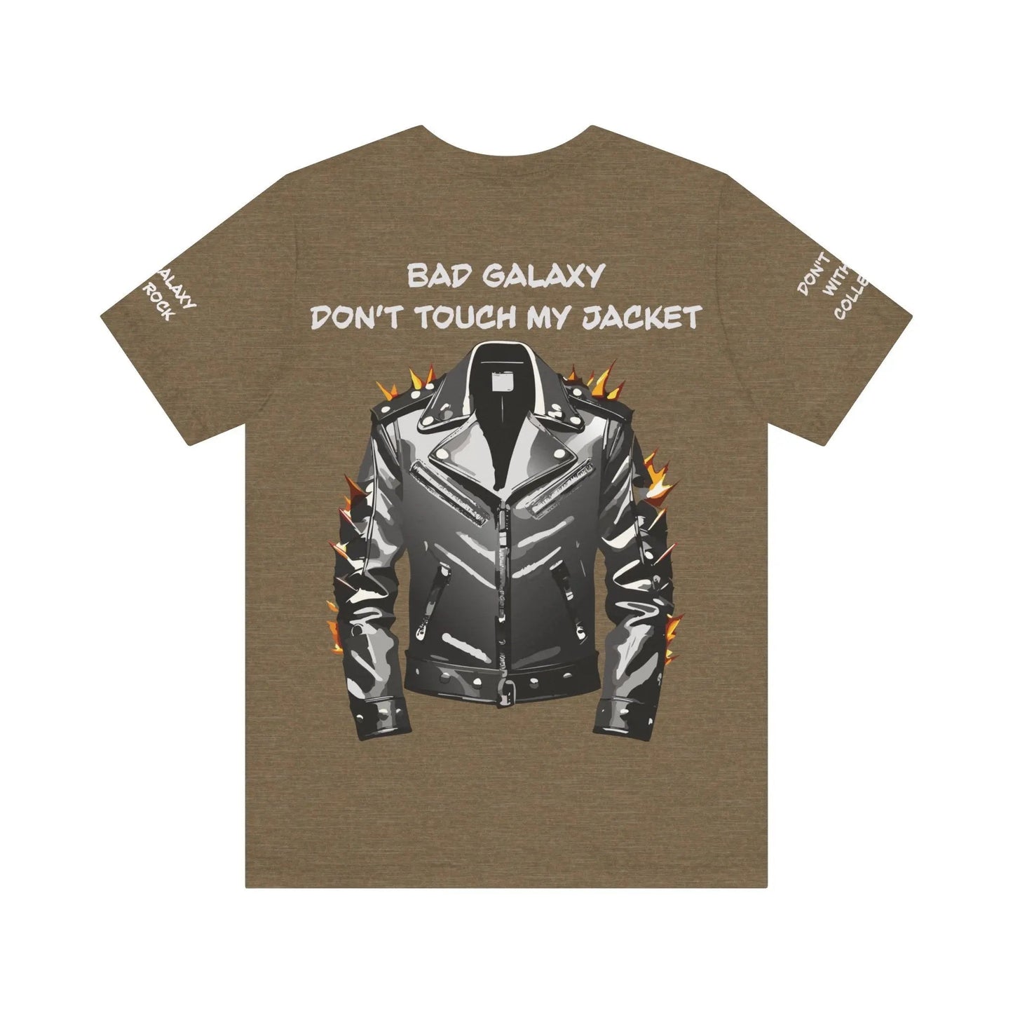 Punk Rock Tee Shirt From Bad Galaxy 100 Percent Cotton Eco Friendly Inks Made To Order USA Designed
