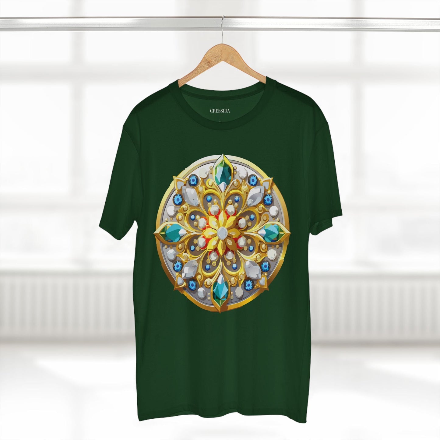 Medallion Graphic T-Shirt Unisex 100 Cotton With Gold Art Design Medal Tee 2