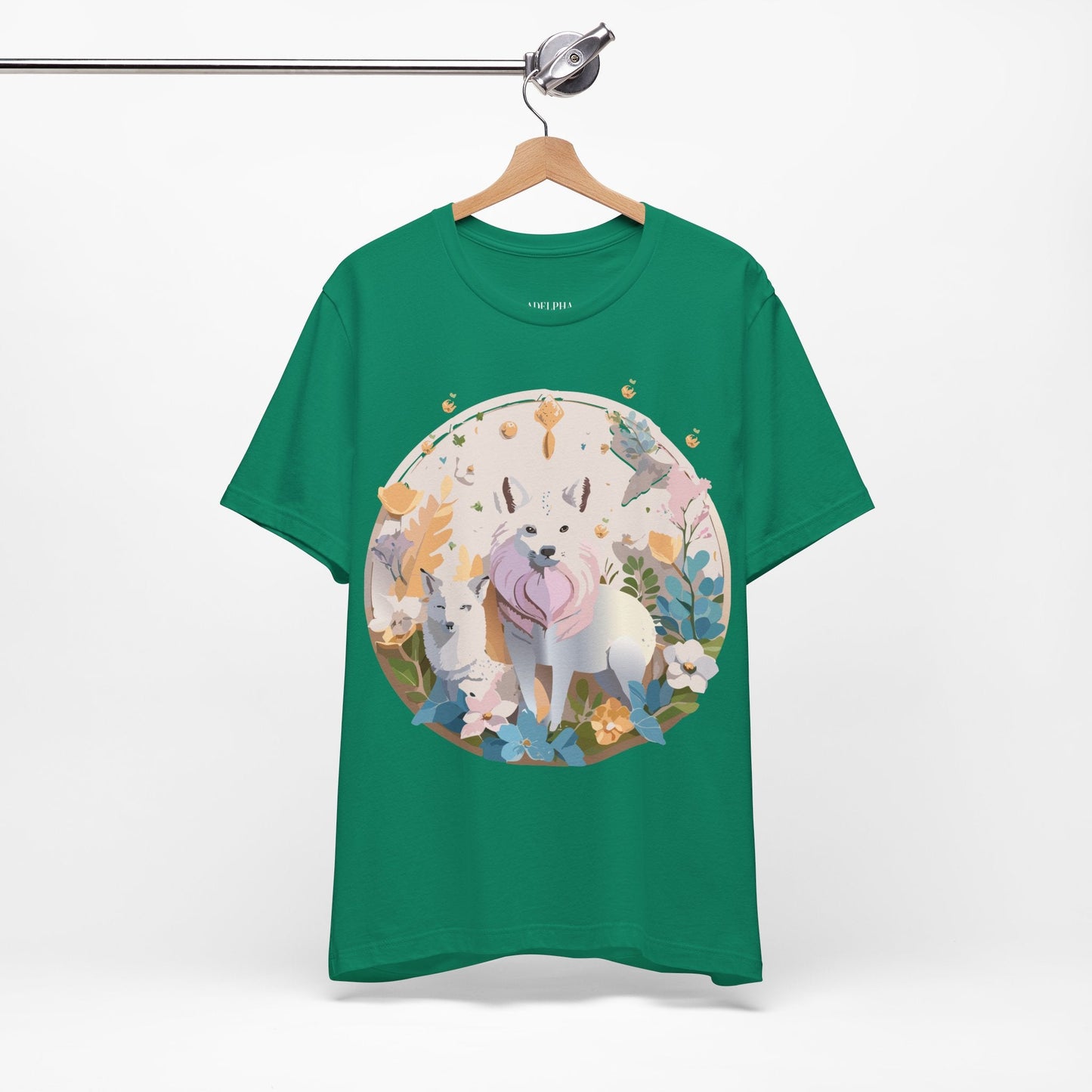 Adelpha Graphic Tee Unisex Short Sleeve Shirt With Vintage Art Design For Everyday Wear