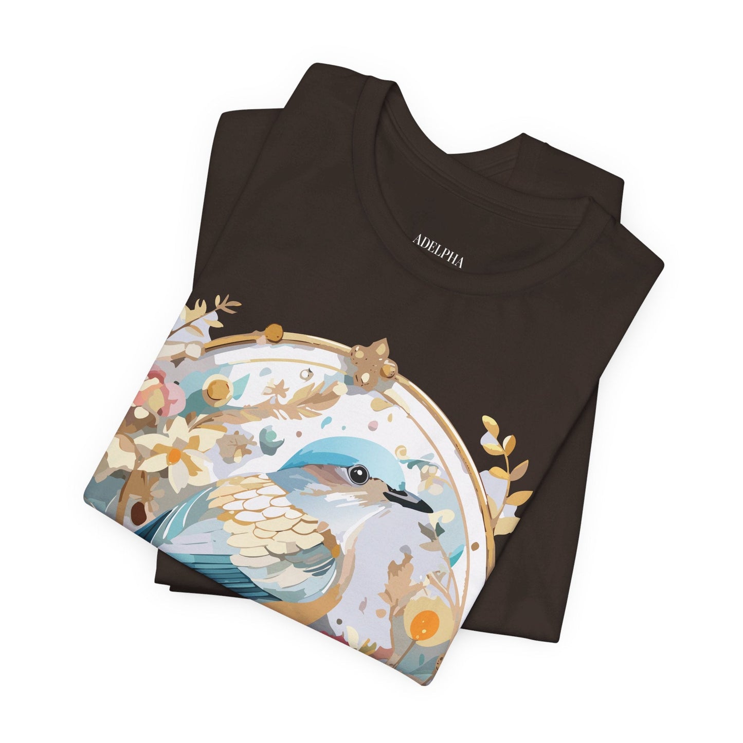 Adelpha Medallion Graphic Tee Unisex Jersey Short Sleeve Vintage Art Design Shirt