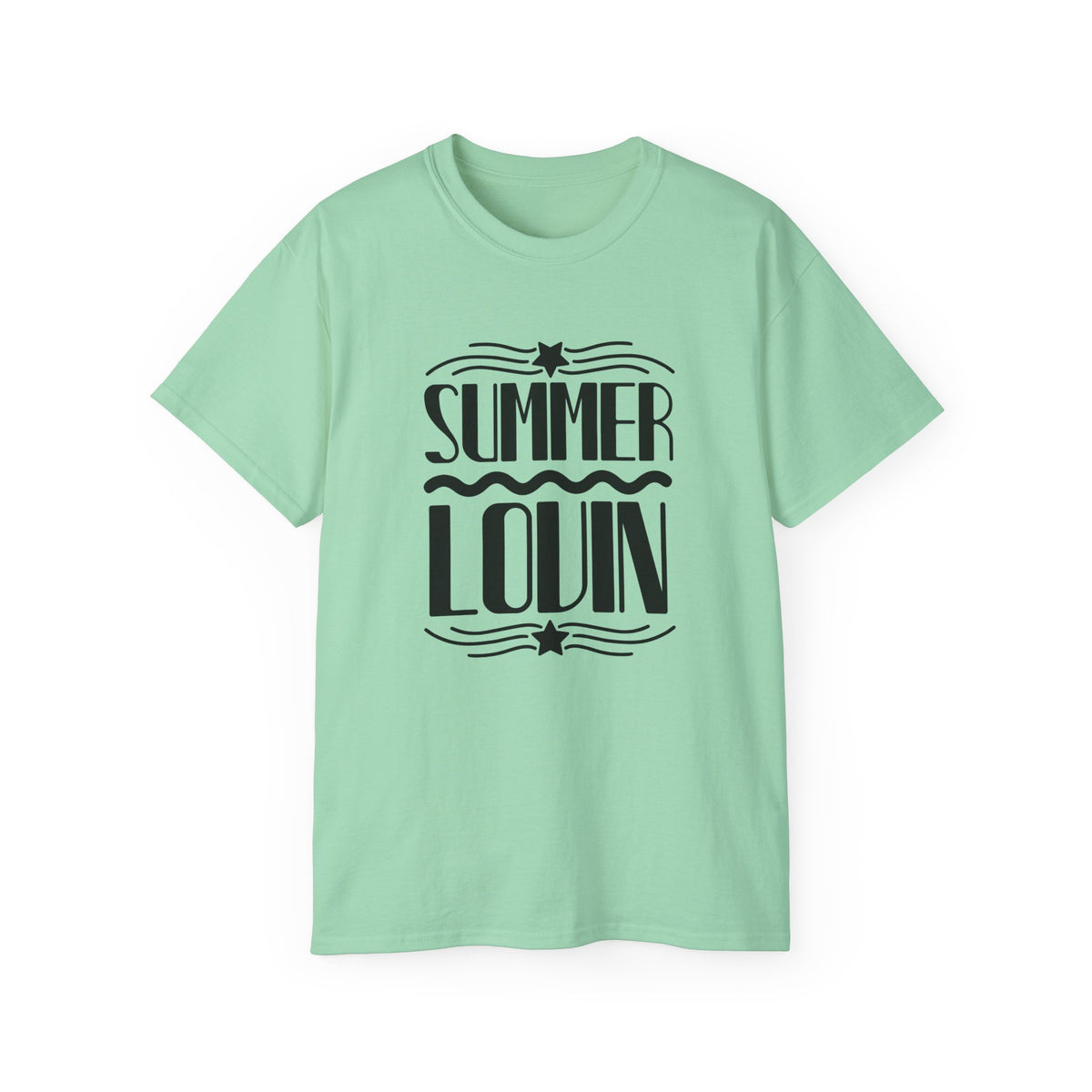 Summer Lovin Tee | Retro Wave Typography, Beach Vibes
