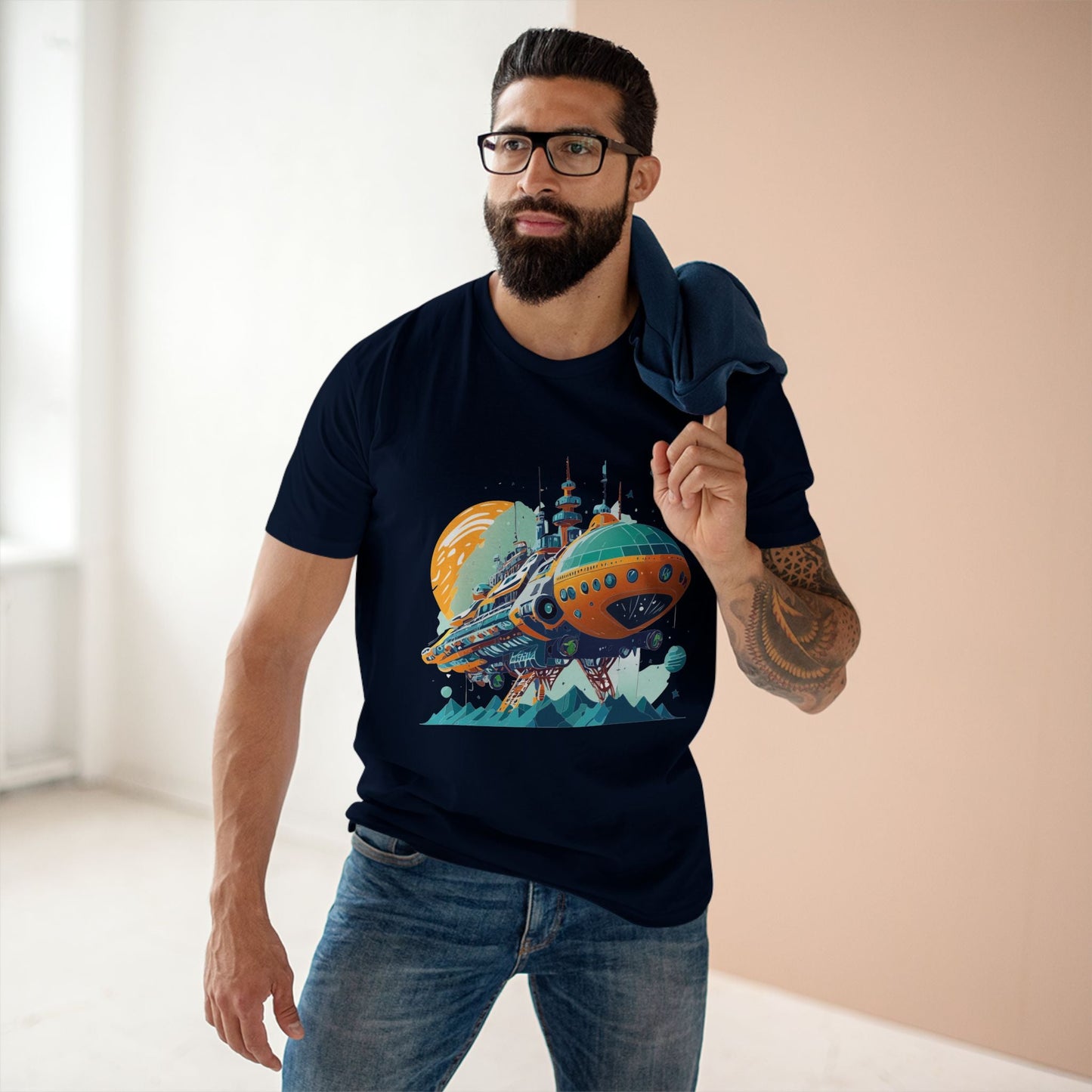 Aliens Graphic Unisex 100 Cotton Staple Tee 37
