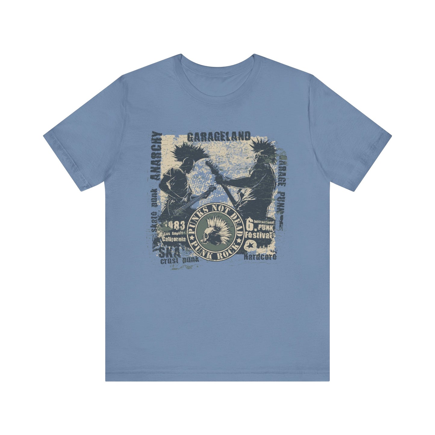 Punk Rock Graphic Tee, Retro Graphic T-Shirt, Artistic Vintage T-Shirt, Vintage Shirt, Retro Tee, Art Design Music Tees