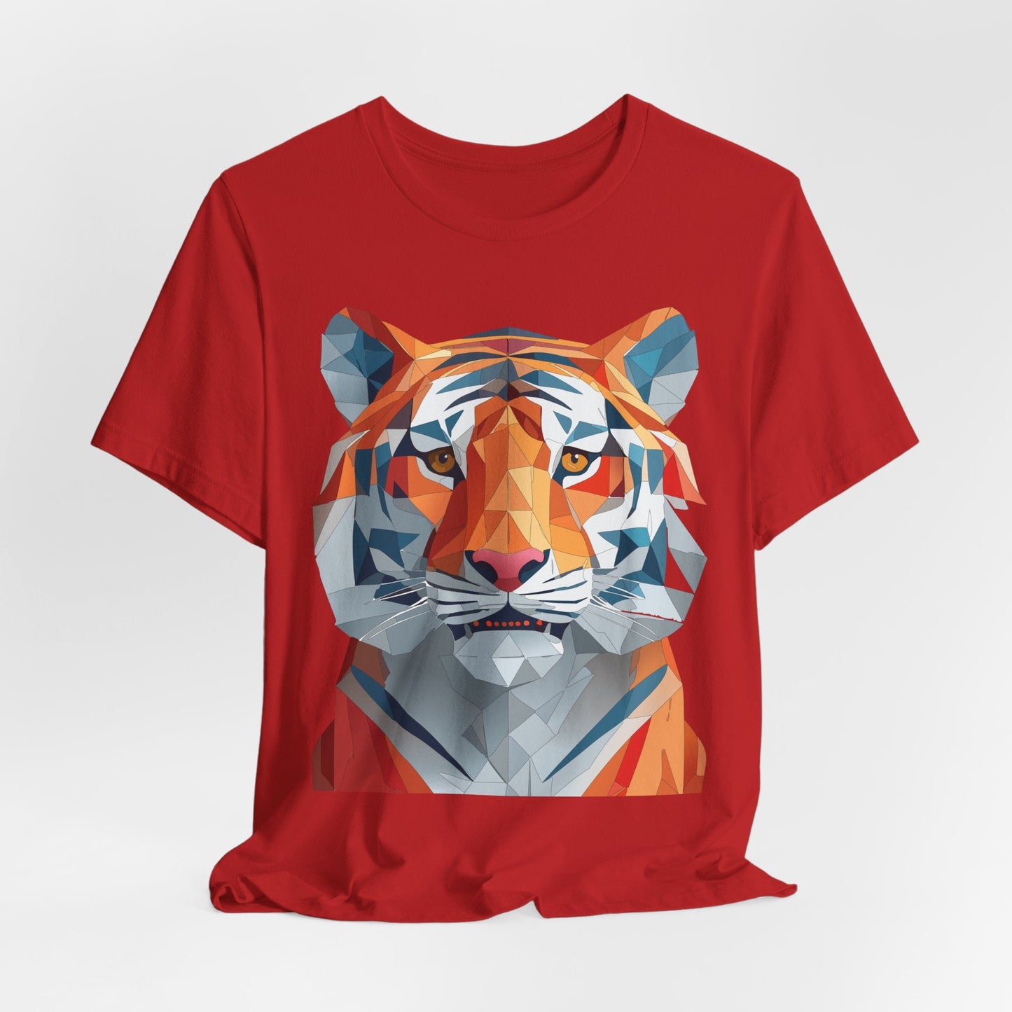 Unisex Animal Shirt With Art Design And Wildlife Theme Short Sleeve Tee For Everyday Wear