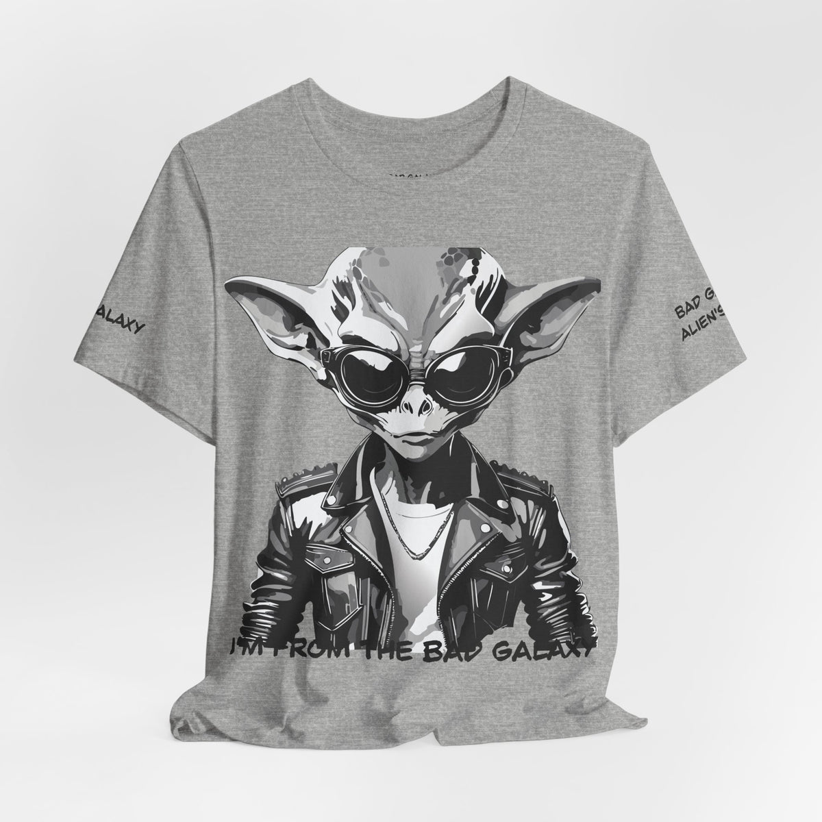 Alien Graphic Unisex Cotton Bella+Canvas Tee with Art Design b65