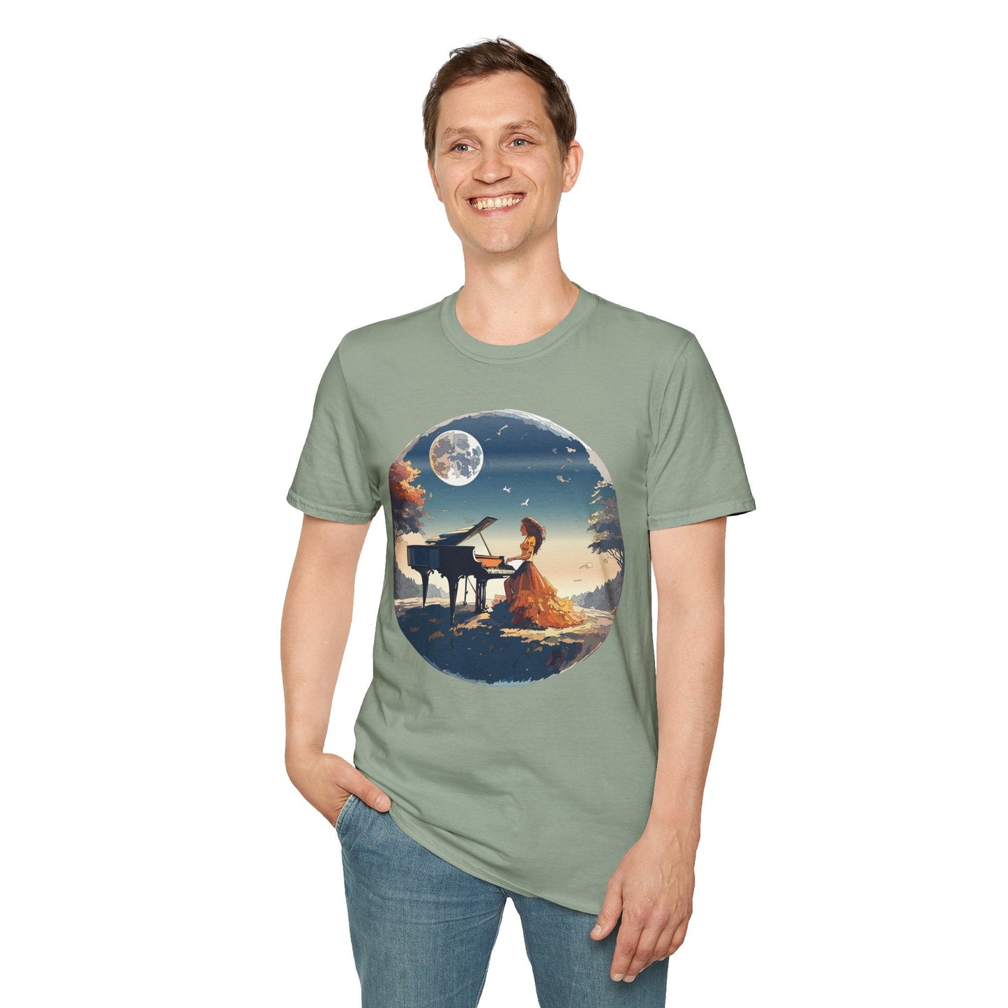 Womens Graphic T Shirt Art Design Gildan Softstyle Tee 100 Percent Ring Spun Cotton Unisex