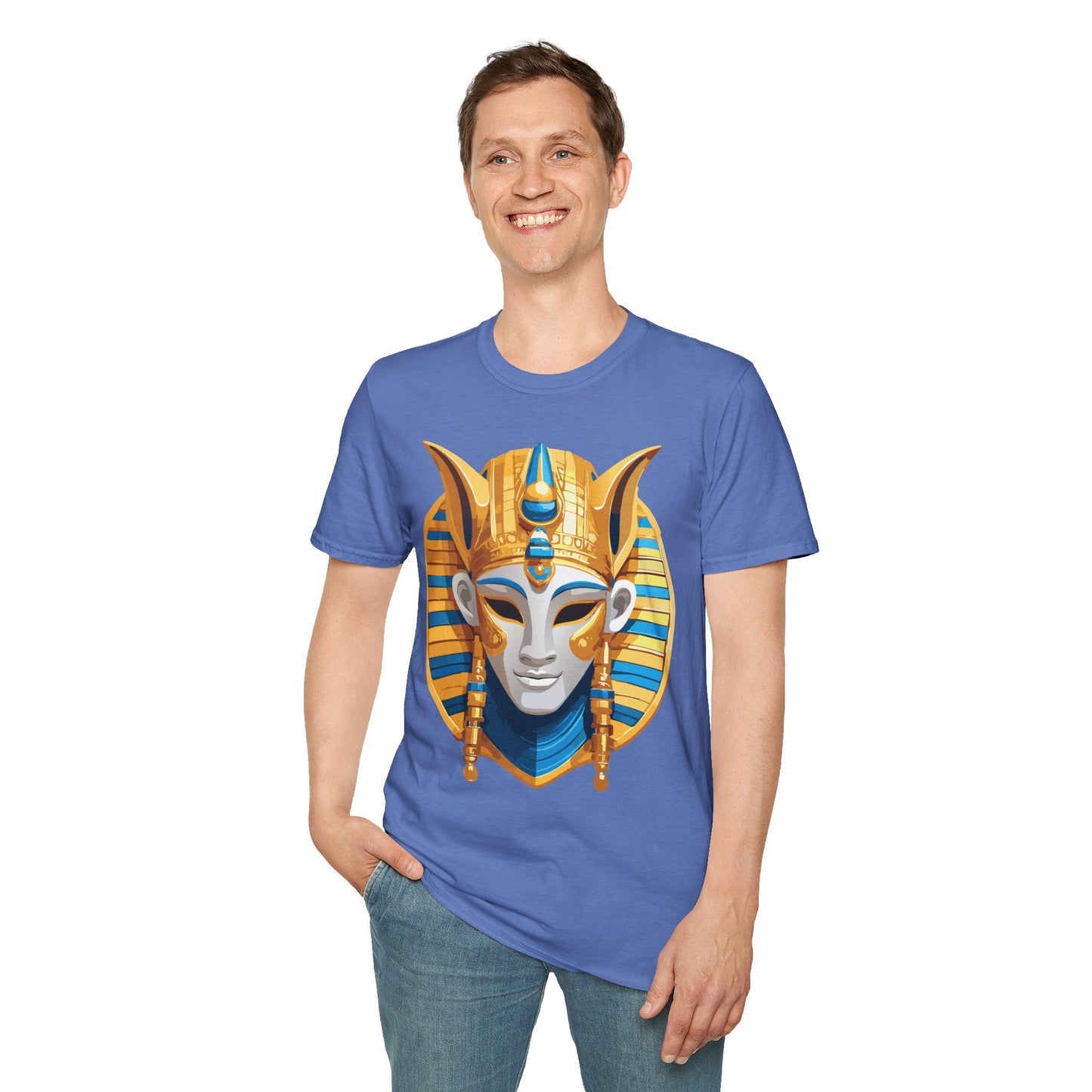 Mask Graphic Unisex Cotton Masquerade Design Artwork Tee 20