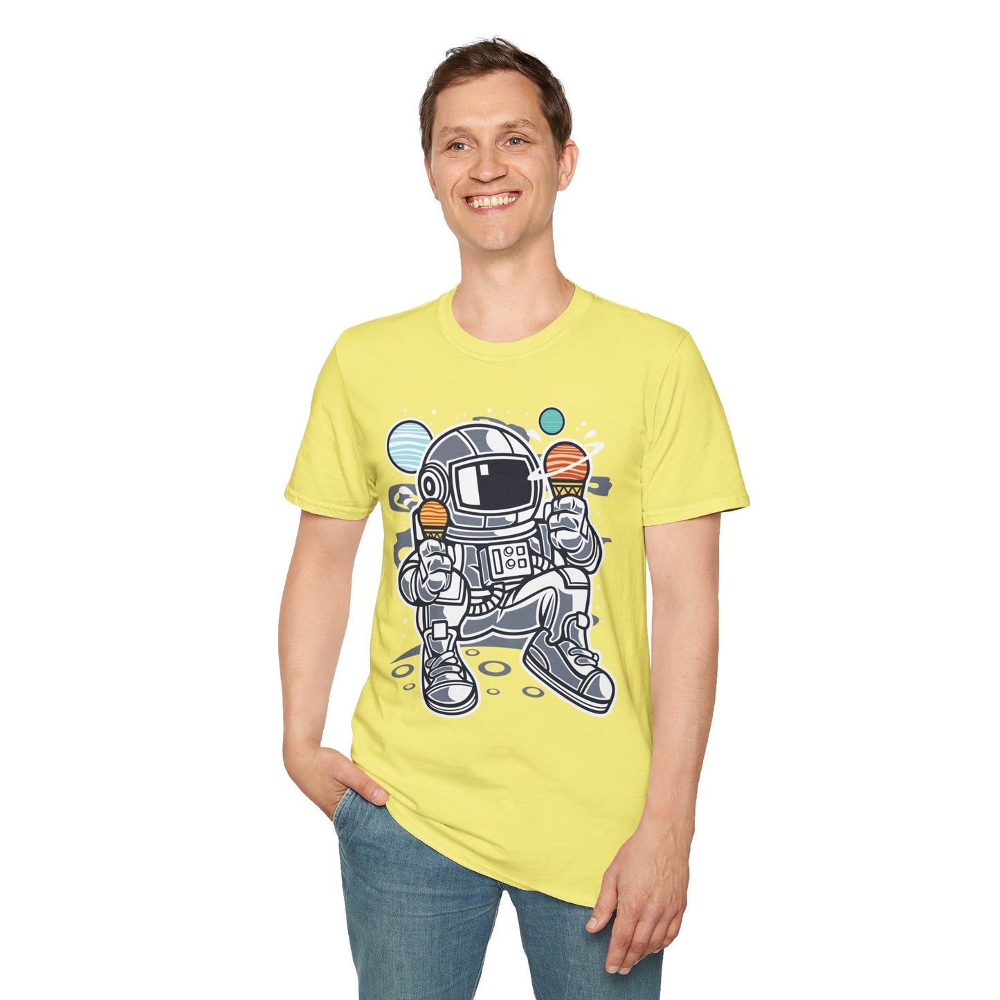 Cartoon T Shirt Animation T Shirt Funny Tee For Unisex Softstyle Gildan 64000 Graphic Design