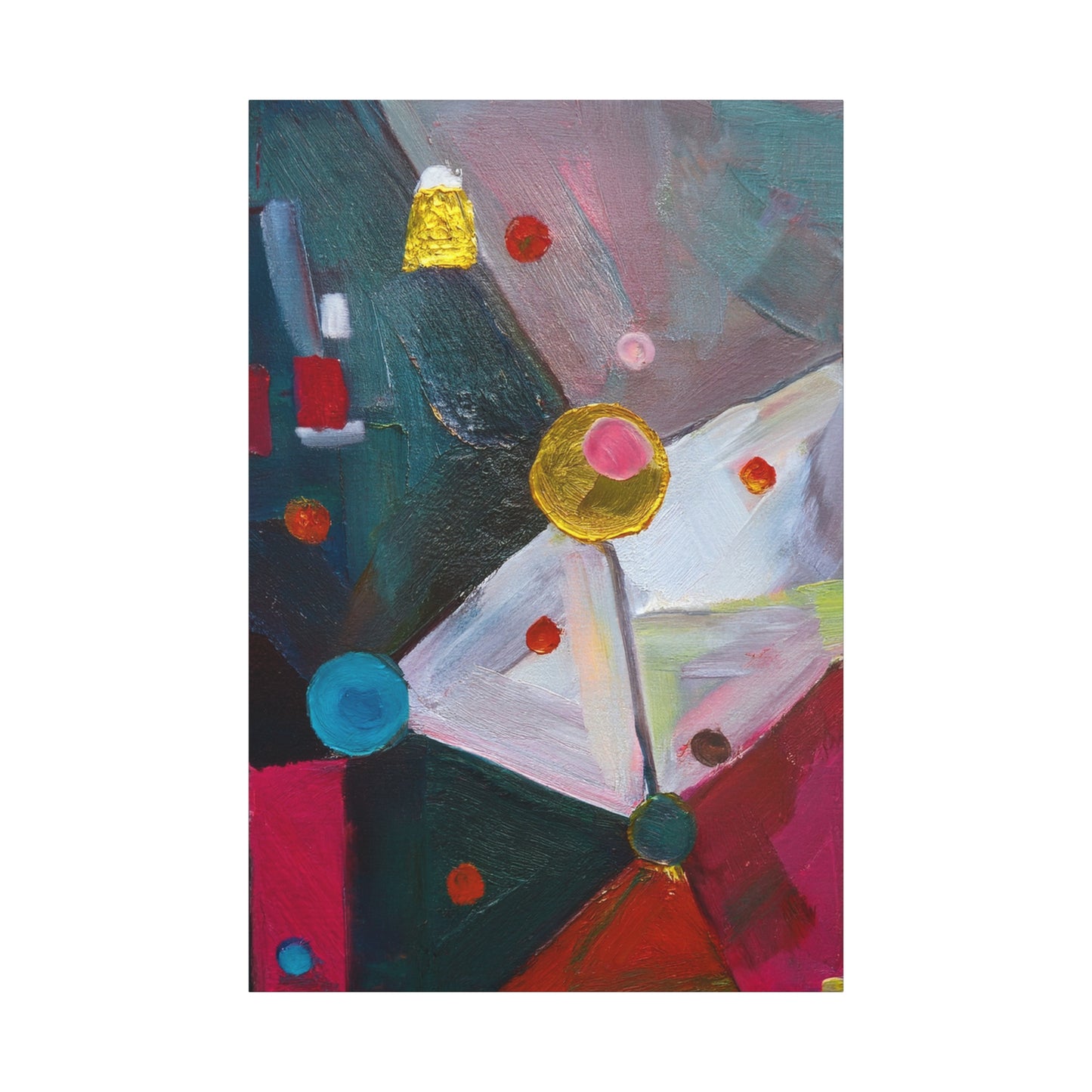 Abstract Oil Painting Print Canvas 20x24,20x30,24x30 24x32,24x36,30x40 32x48,36x48,40x60 Pine-Wood Inner Frame ABS-166
