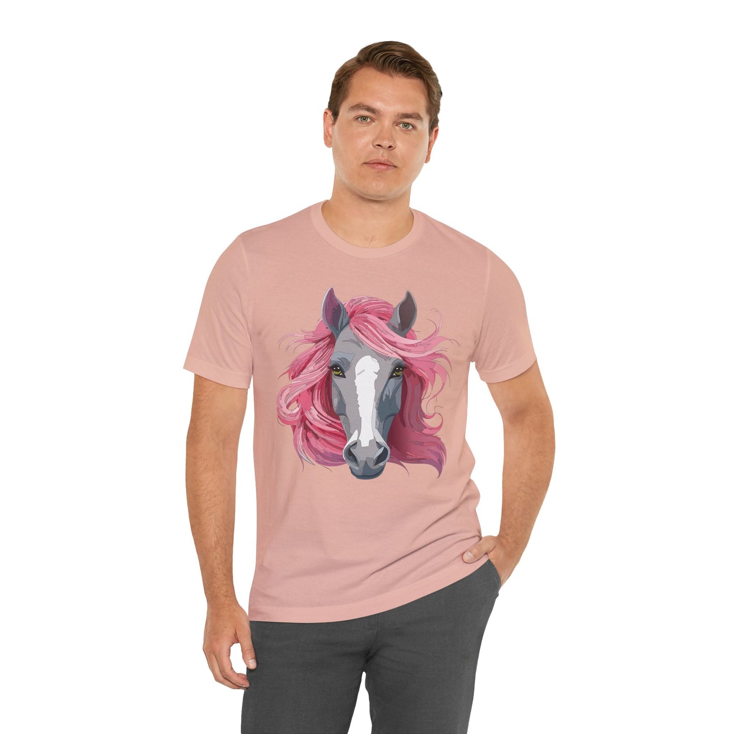 Unisex Animal Art Design Tee Shirt With Wild Animals Graphic Short Sleeve Everyday Wear