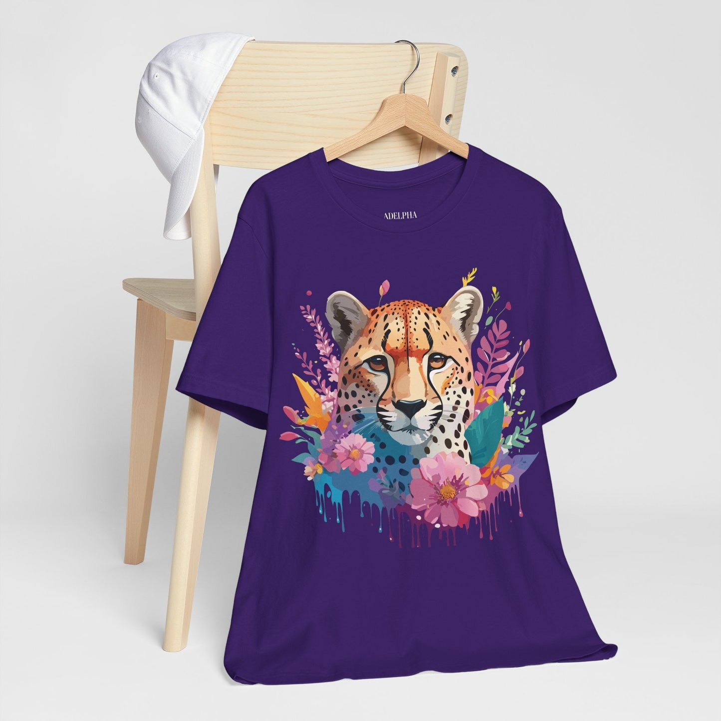 Cheetah Graphic Unisex 100 Cotton Artwork Tee 3