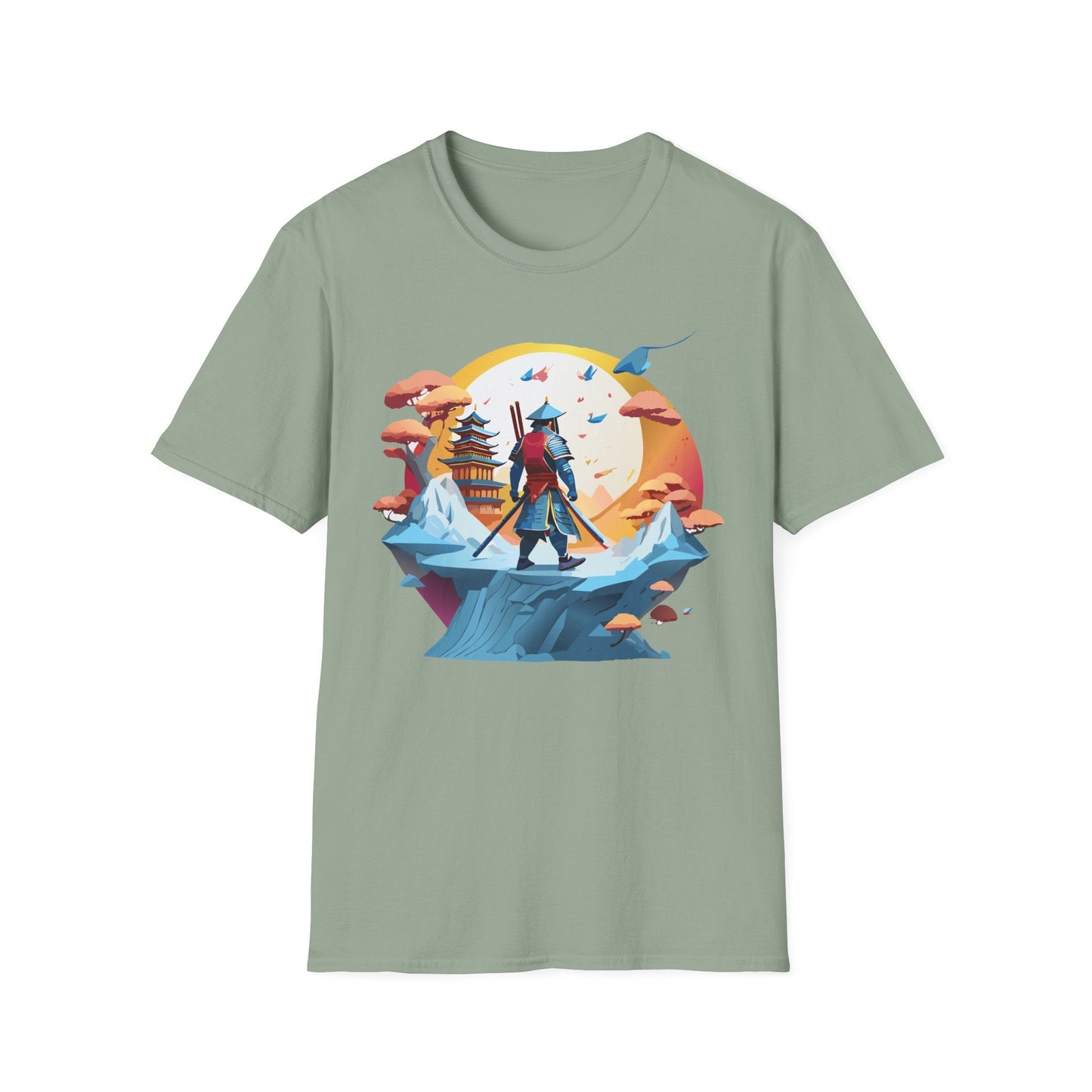 Samurai Shirt Unisex T Shirt Softstyle 64000 Gildan Tee For Everyday Comfort Durable Breathable