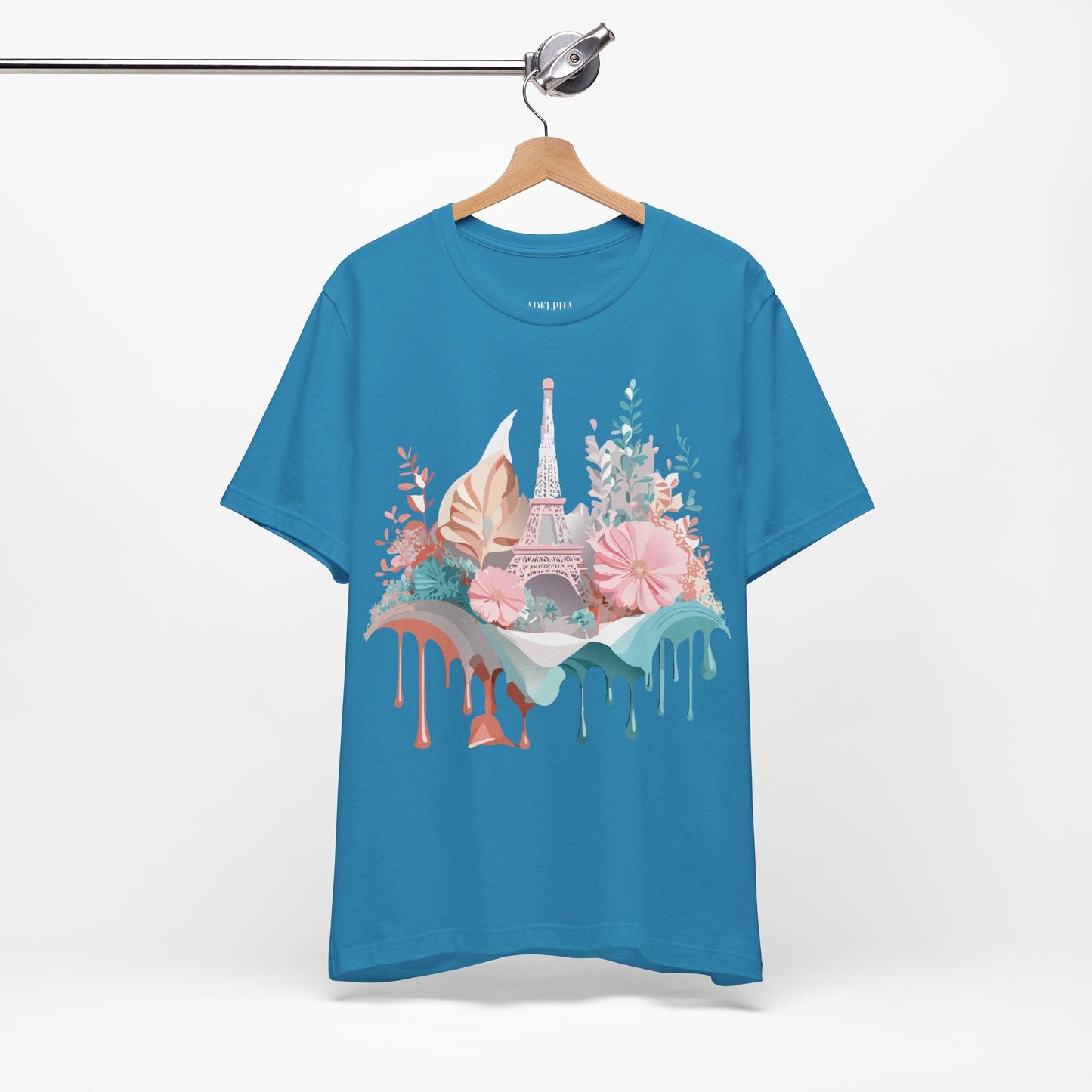 Unisex Paris Graphic T Shirt By Adelpha Vintage Inspired Art Tee Short Sleeve Casual Wear