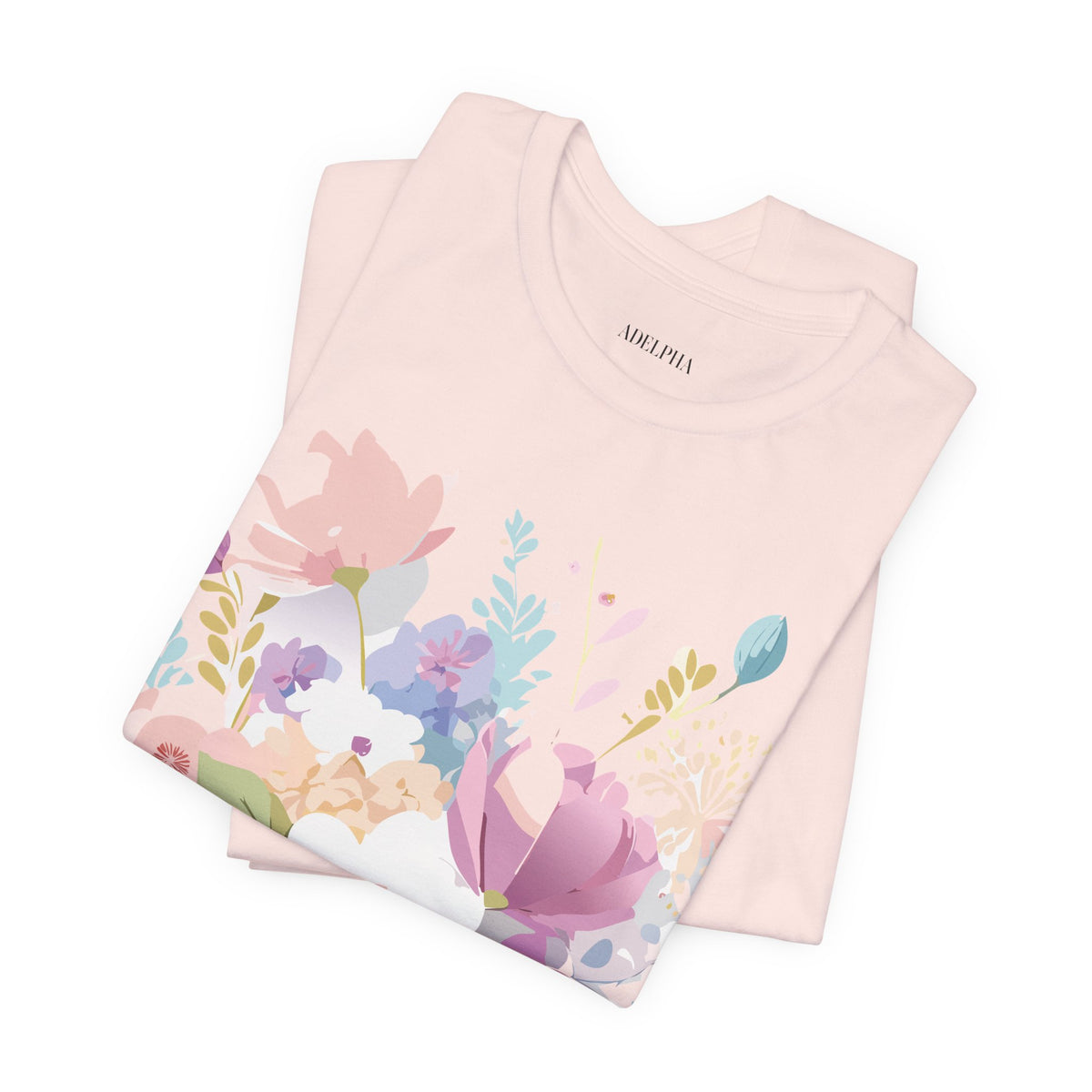 Floral Graphic Tee Shirt - Bella+Canvas Unisex 100 Cotton 42