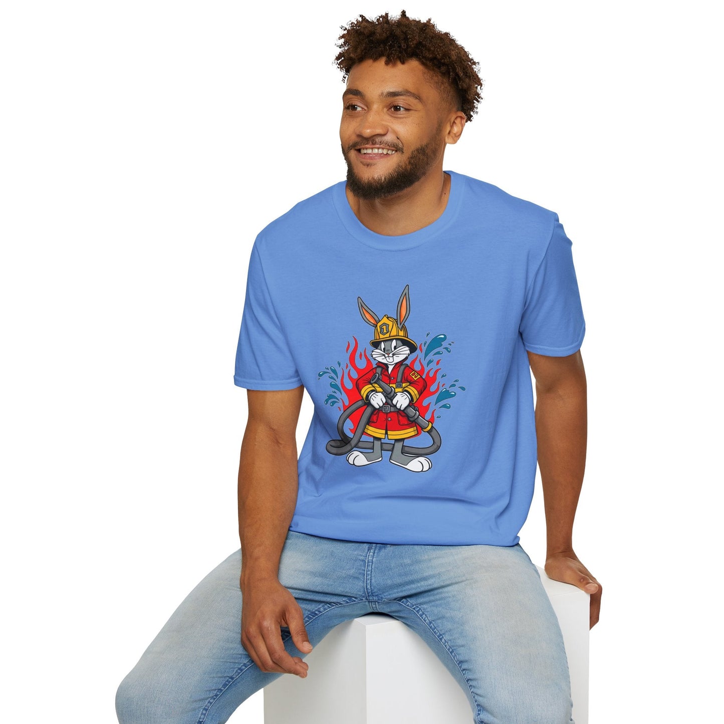 Bugs Bunny T Shirt Unisex Cartoon Tee Softstyle 64000 Cotton Graphic Tee For Fans