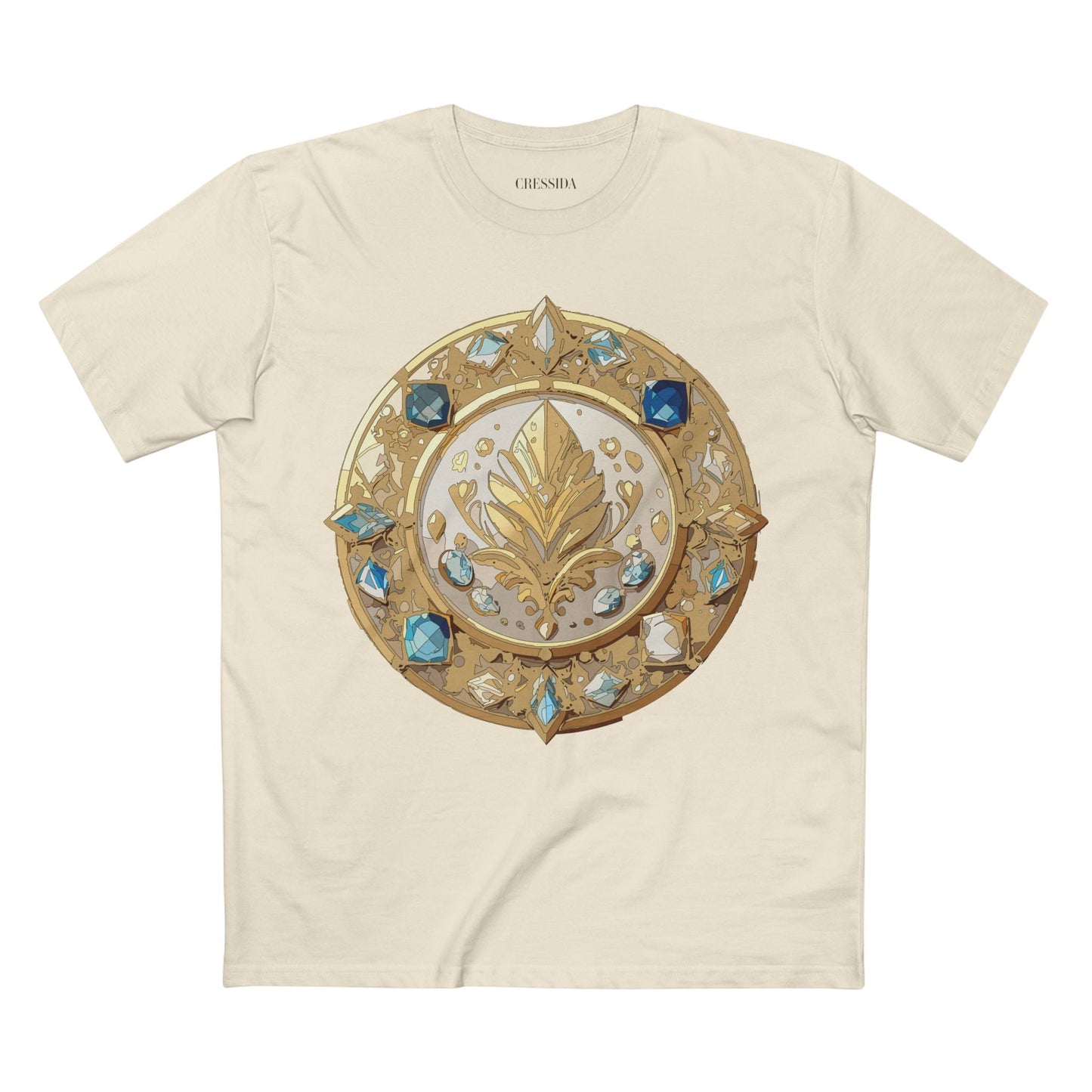 Medallion Graphic T-Shirt Unisex 100 Cotton With Gold Art Design Medal Tee 25