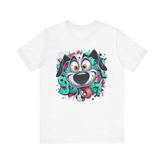Viki Animal Tees, Dog Tee Shirt, Funny Dog T-Shirt, Art Design Top, Funny Animal T-Shirt, Graphic Tee