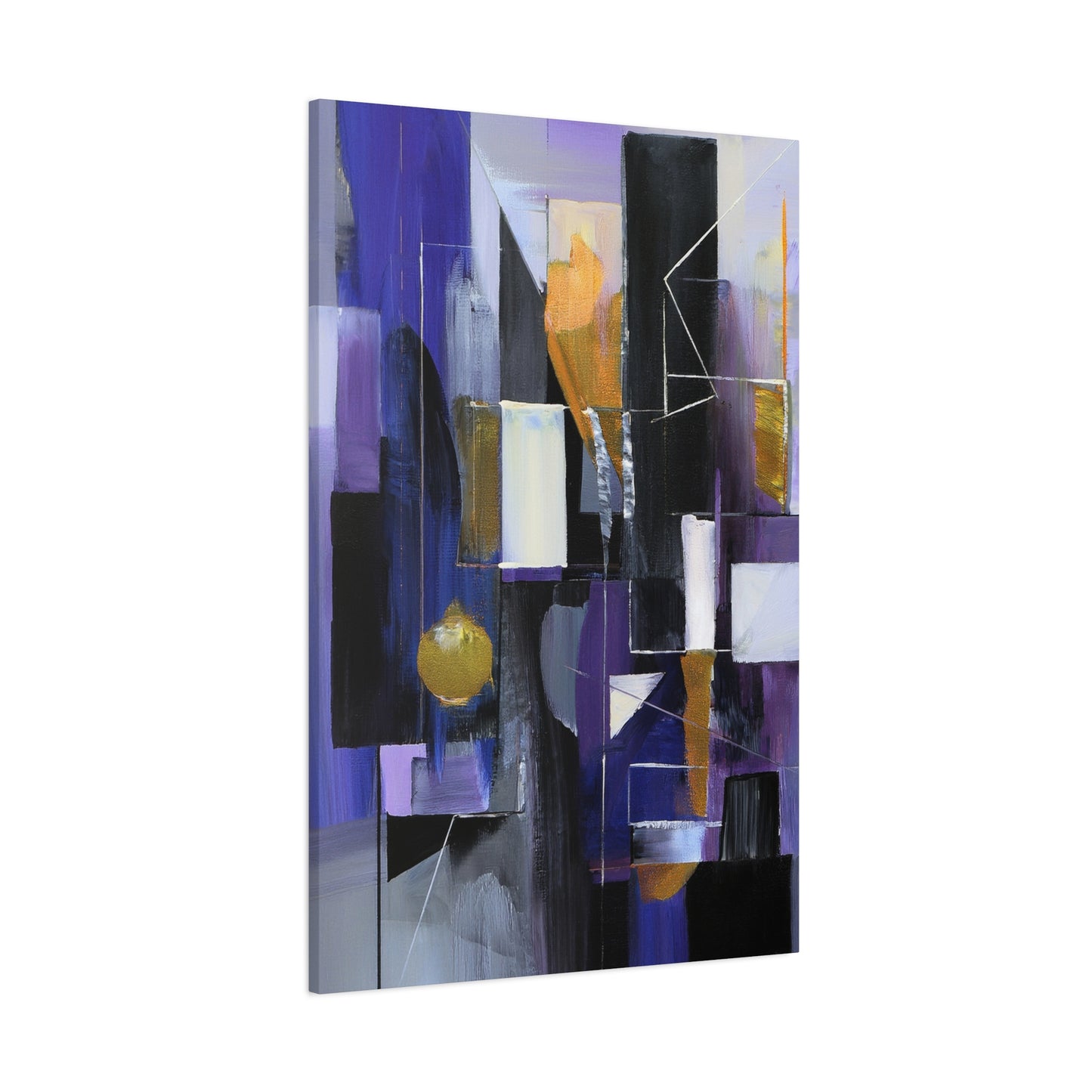 Purple Abstract Painting Print Canvas 20x24,20x30,24x30, 24x32,24x36,30x40, 32x48,36x48,40x60 Pine-Wood Inner Frame ABS-31
