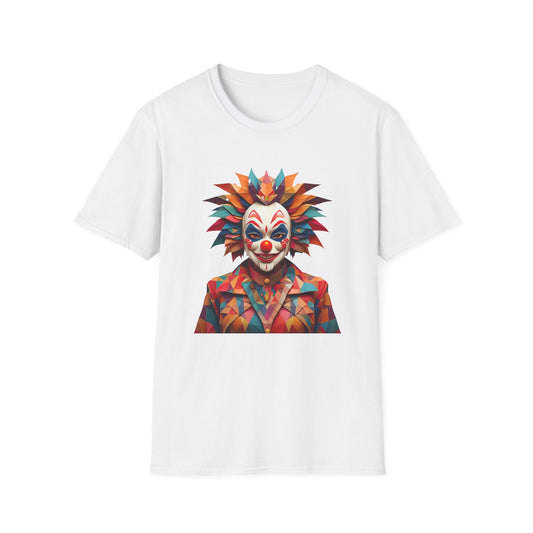 Clown Shirt, T Shirt with Clown, Funny Man Shirt, Tee Shirt with Funny Man, Circus Shirt, Shirt with Circus, Scary Man Shirt, Shirt with Scary Man