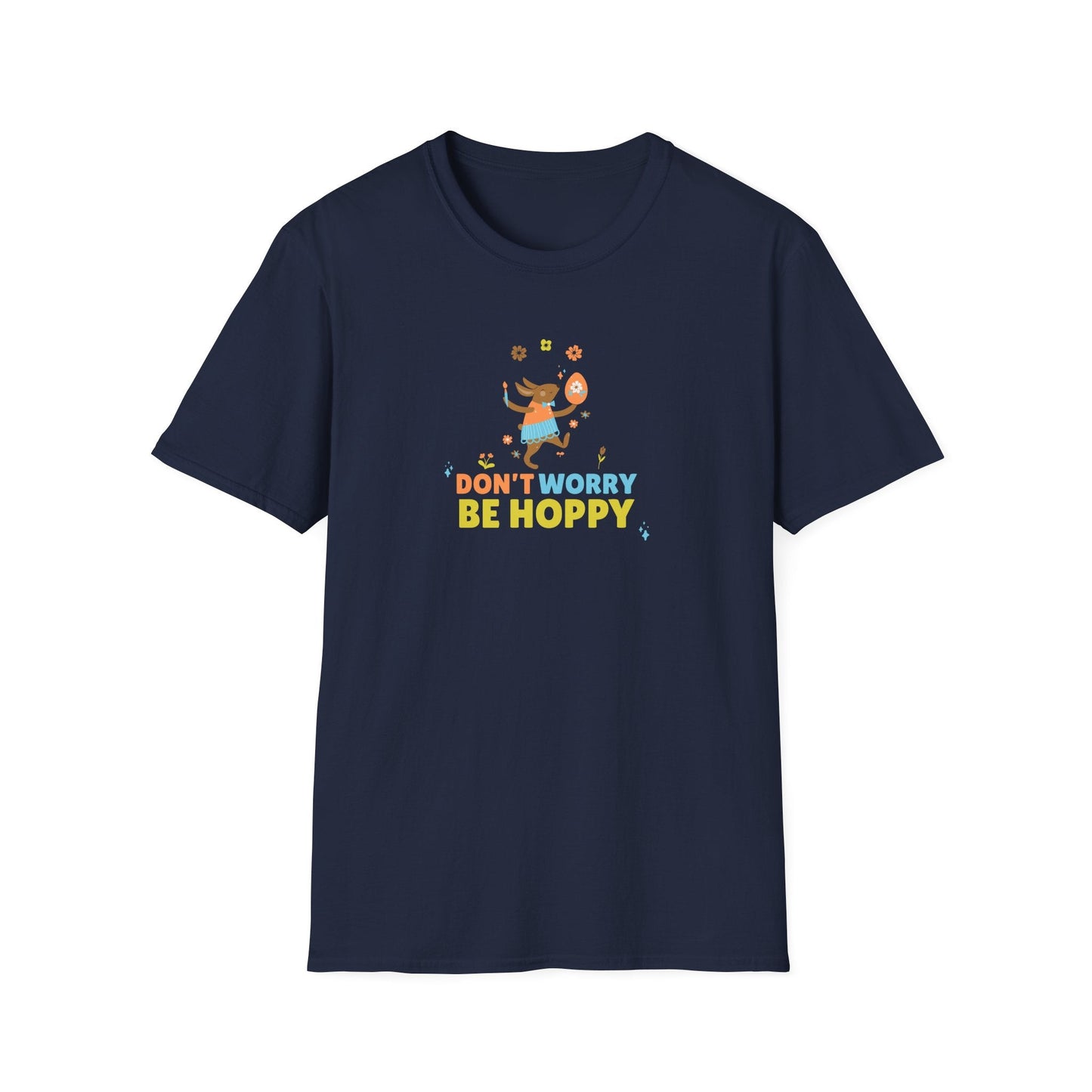 Easter Day T Shirt With Signature Art Design Unisex Softstyle Tee 64000 By Gildan