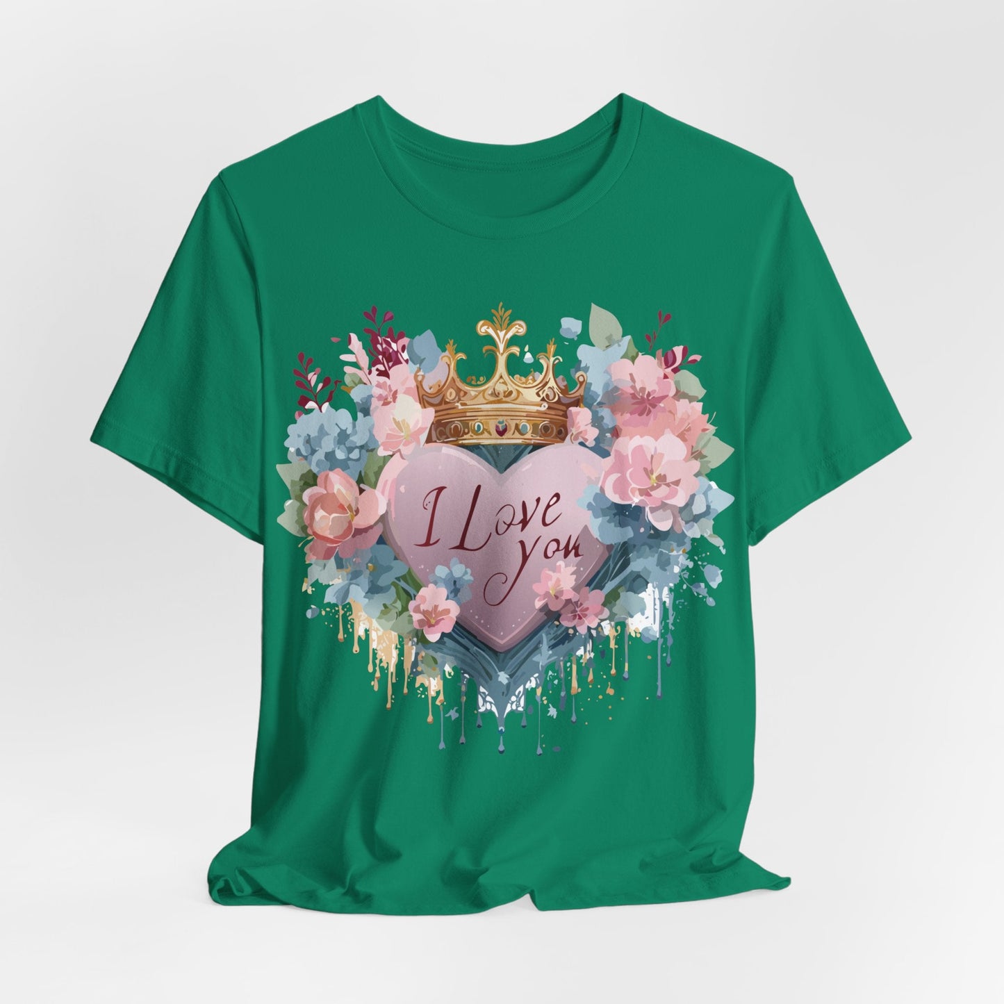 Valentine Graphic Tee Unisex Short Sleeve Jersey Shirt Adelpha Vintage Art Design