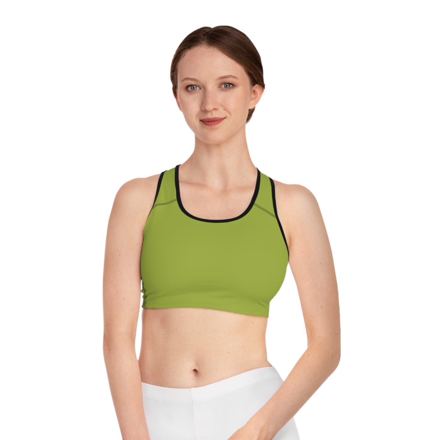 Green Color Sports Bra, Green Sports Bra 15