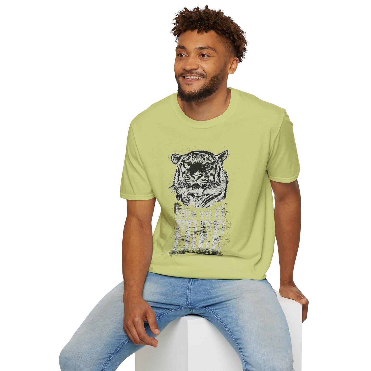 Art Design Shirt With Graphic Art Unisex Softstyle Tee 100 Percent Ring Spun Cotton