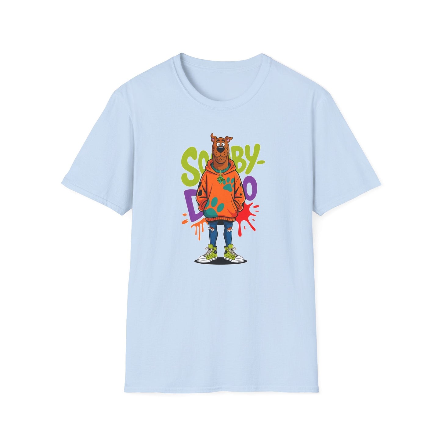 Unisex Cartoon T Shirt With Animation Funny Animals Tee Gildan Softstyle 64000 100 Percent Cotton